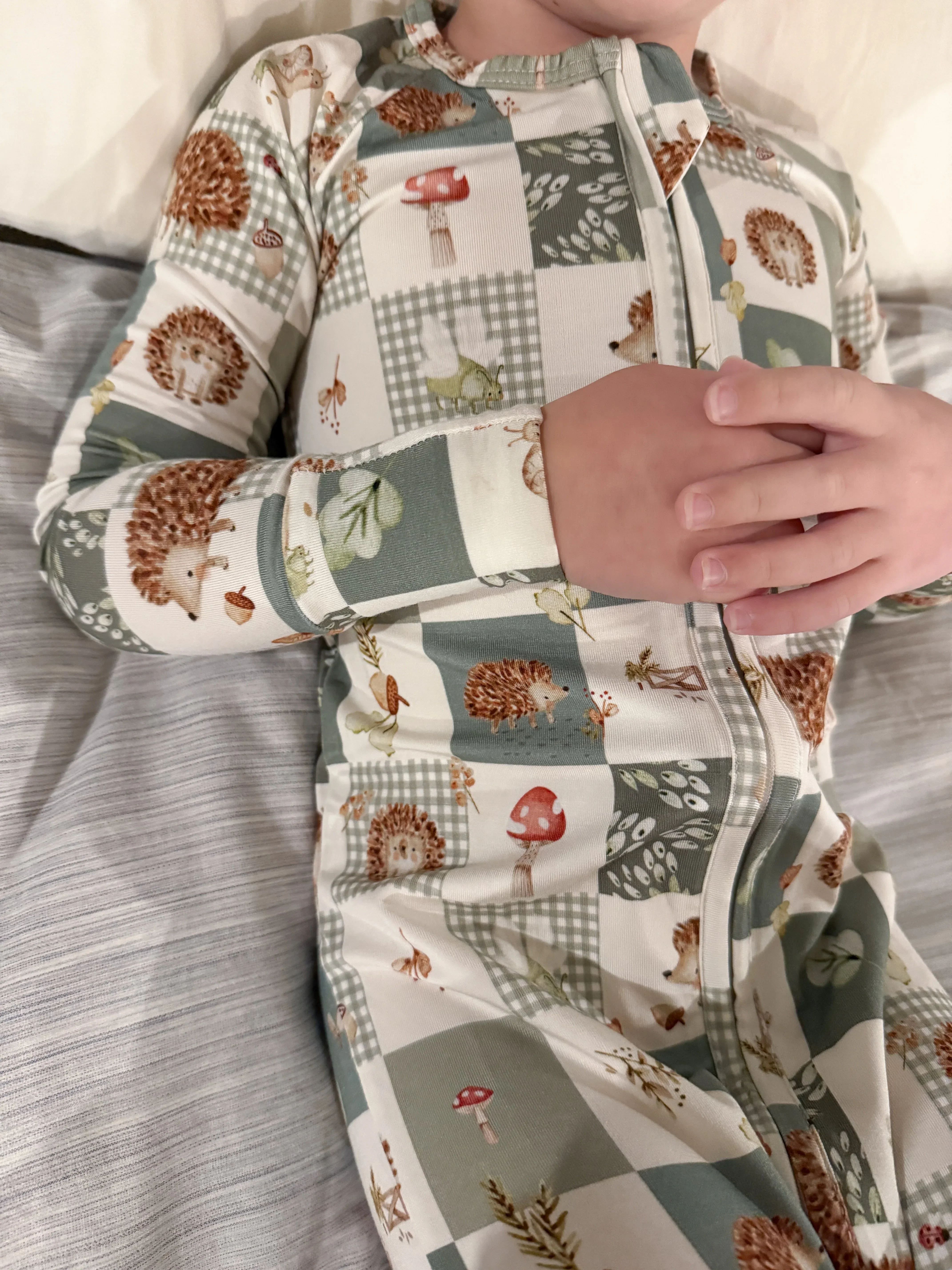 Harvest Hedgehogs Bamboo Zippy Pajamas - Image 15