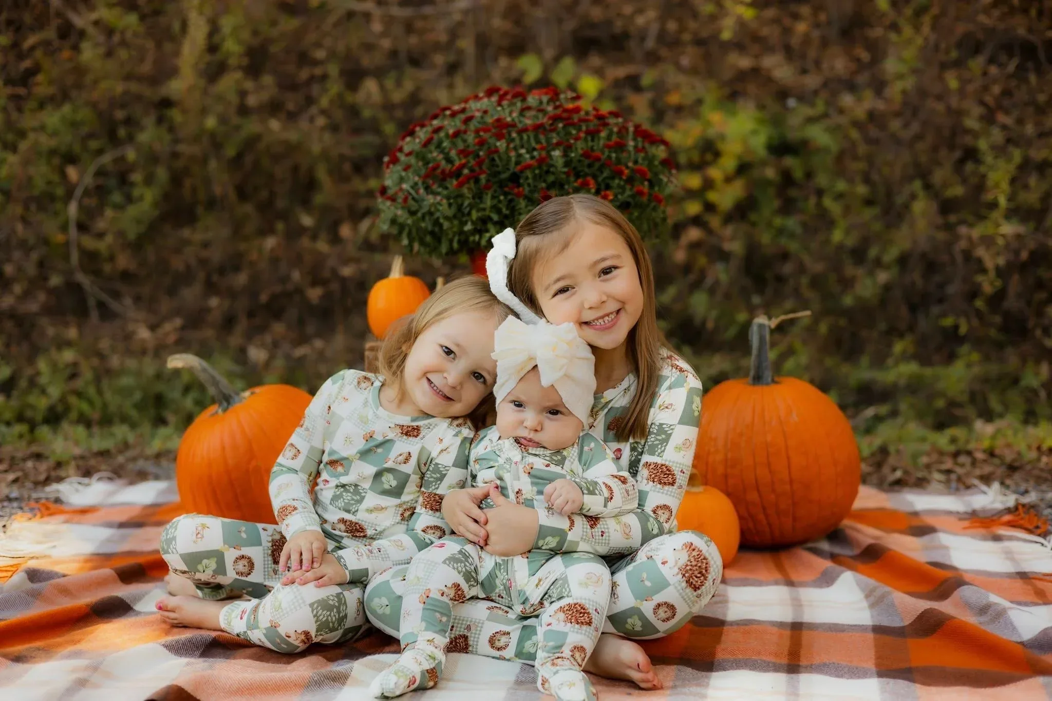 Harvest Hedgehogs Bamboo Zippy Pajamas - Image 2