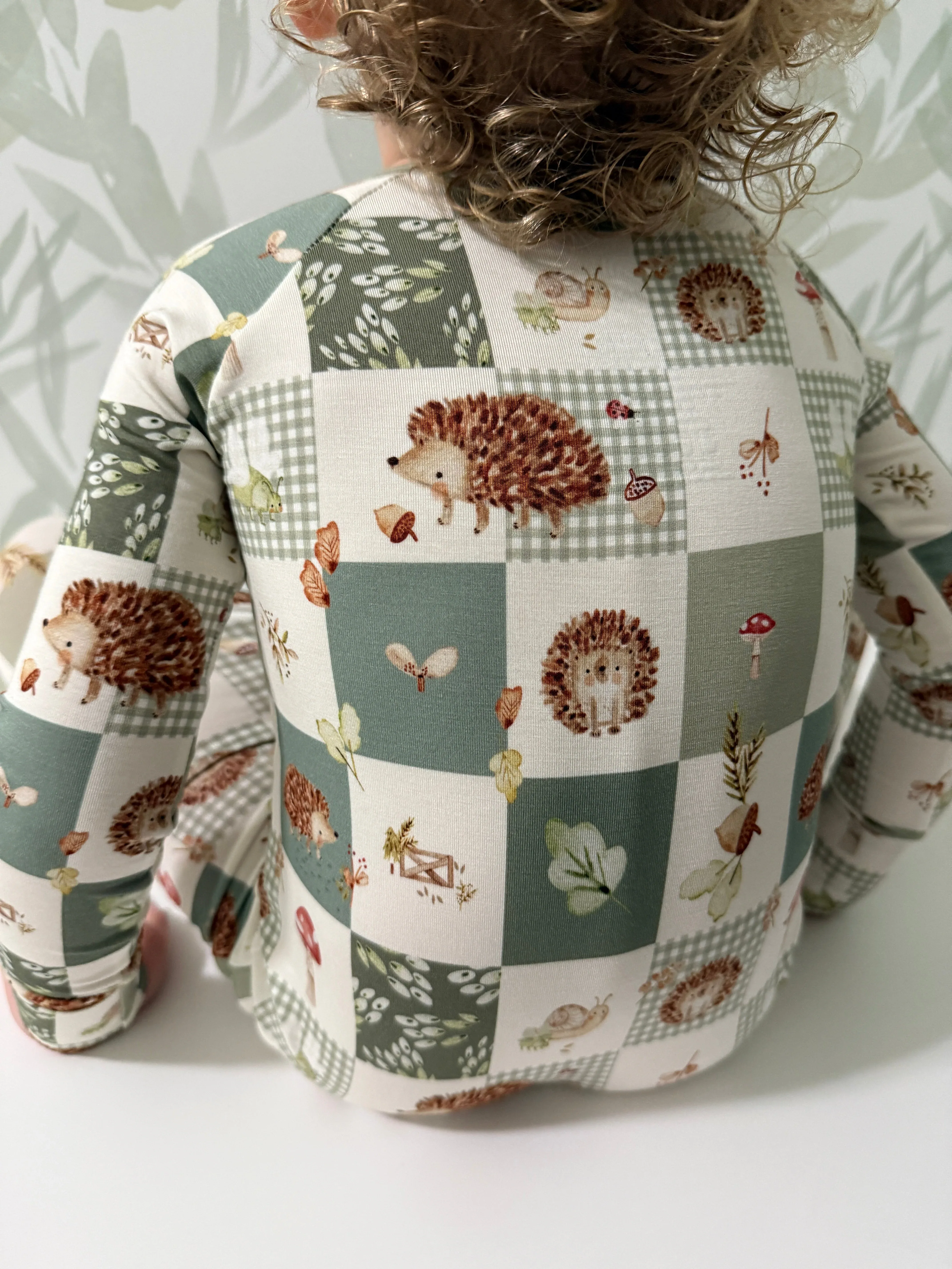 Harvest Hedgehogs Bamboo Zippy Pajamas - Image 7