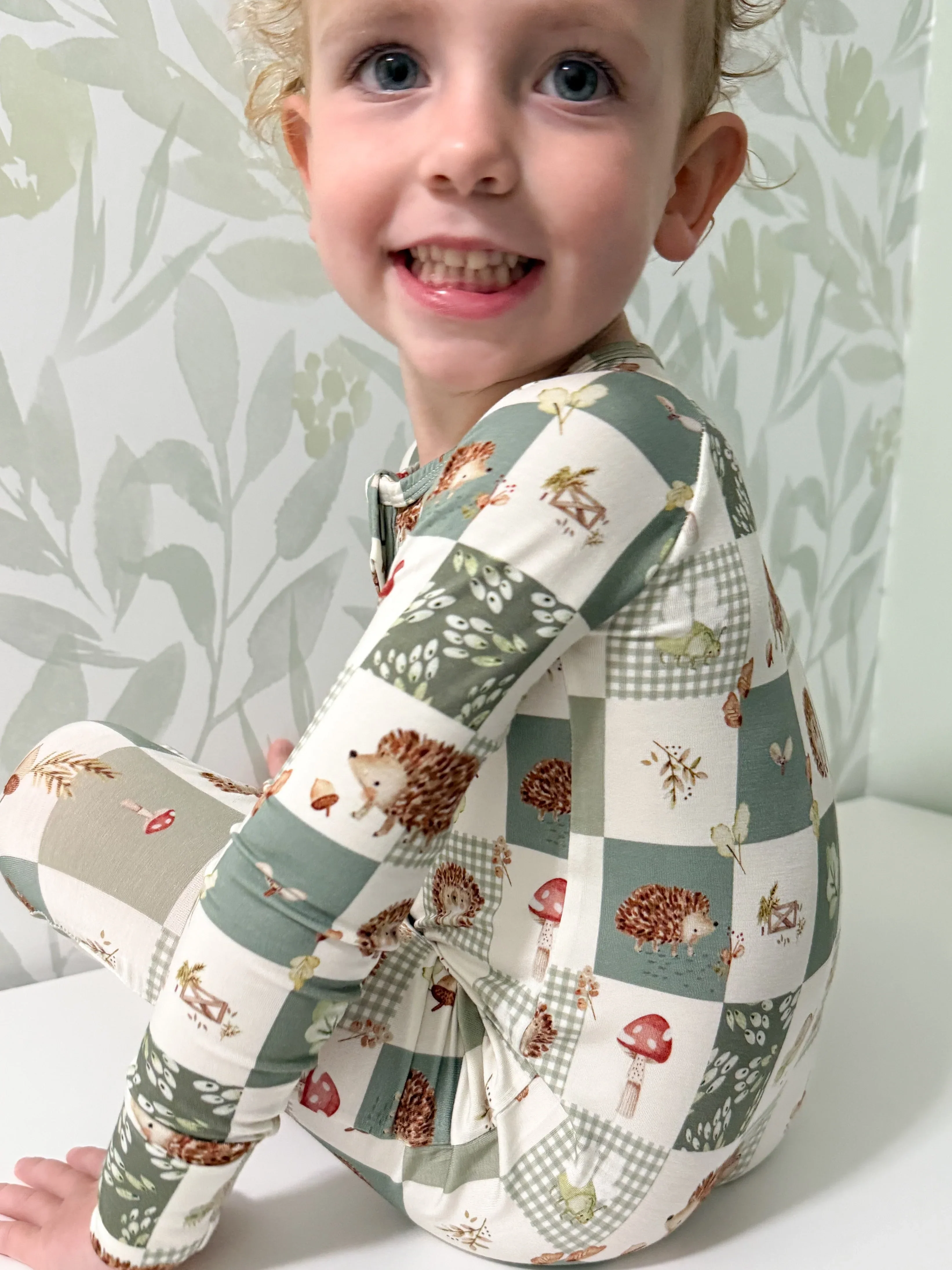 Harvest Hedgehogs Bamboo Zippy Pajamas - Image 8