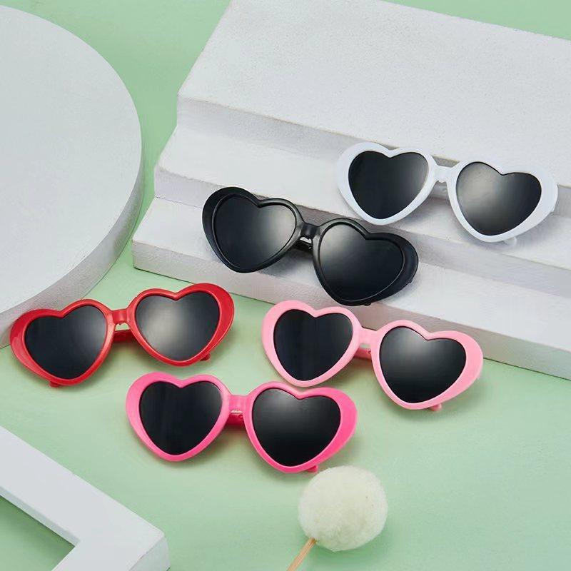 Heart Shaped Trendy Pet Sunglasses - Image 2