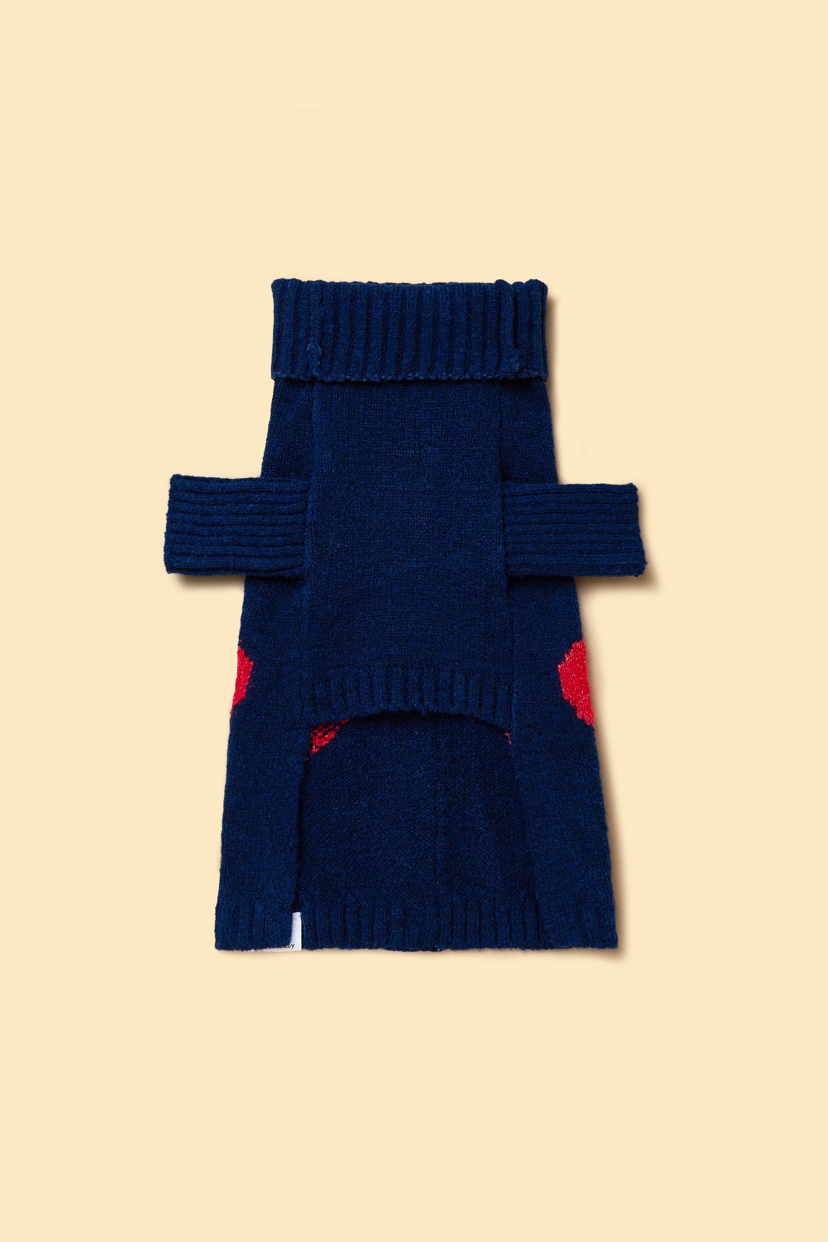 Heart to Heart Button-Up Cardigan Sweater - Image 3