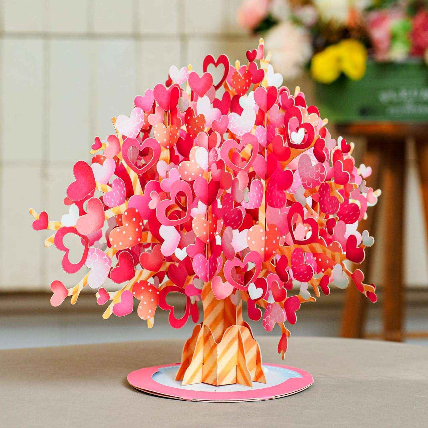 Heart Tree Oversized Pop Up Card with Keepsake - Image 8