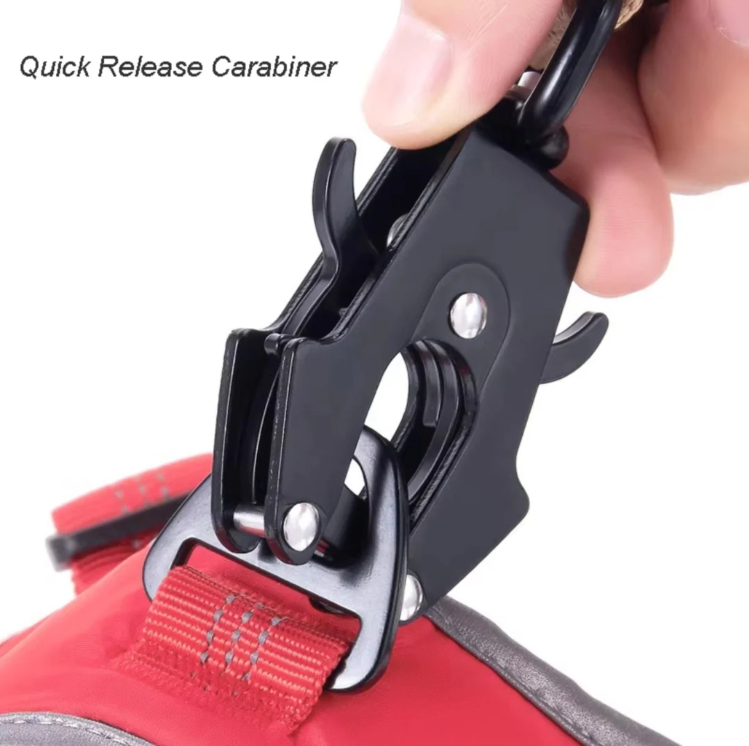 Heavy duty tactical bungee leash shock absorbing reflective, no pull. - Image 2