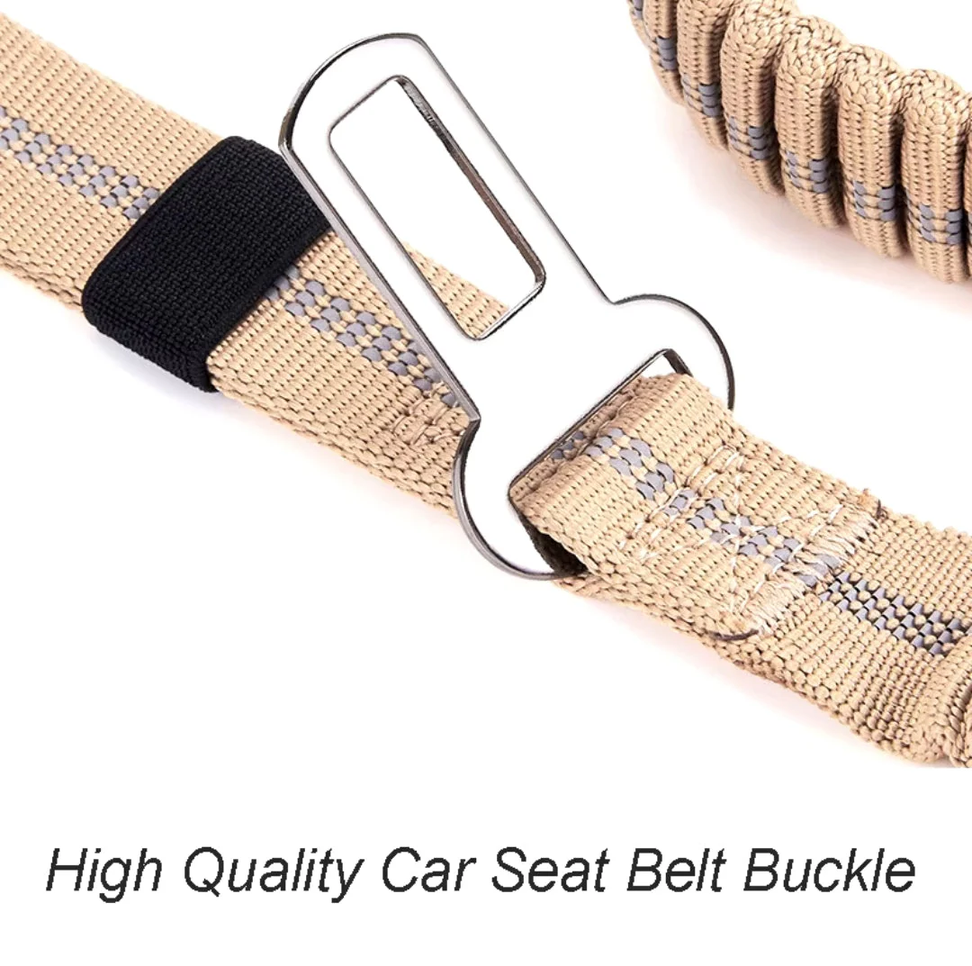 Heavy duty tactical bungee leash shock absorbing reflective, no pull. - Image 4