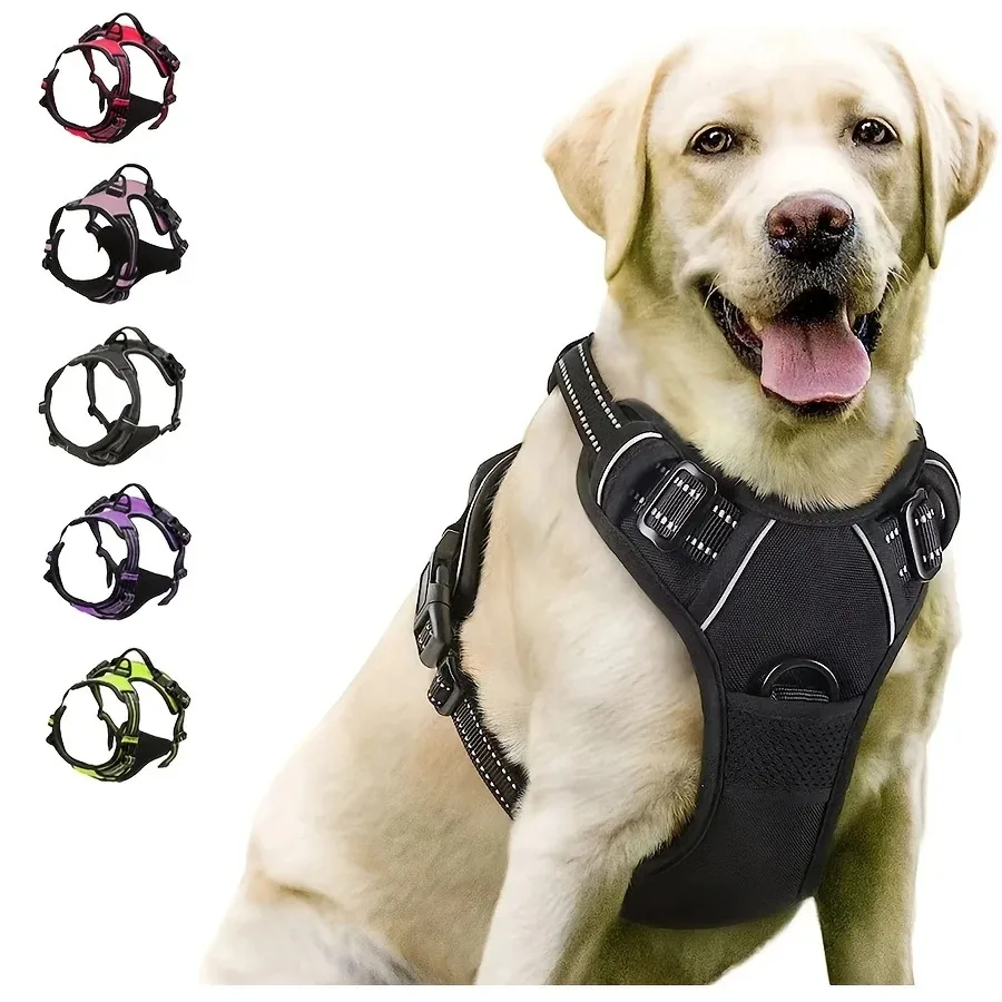 Heavy Duty Tactical Dog Harness with Handle - Image 3