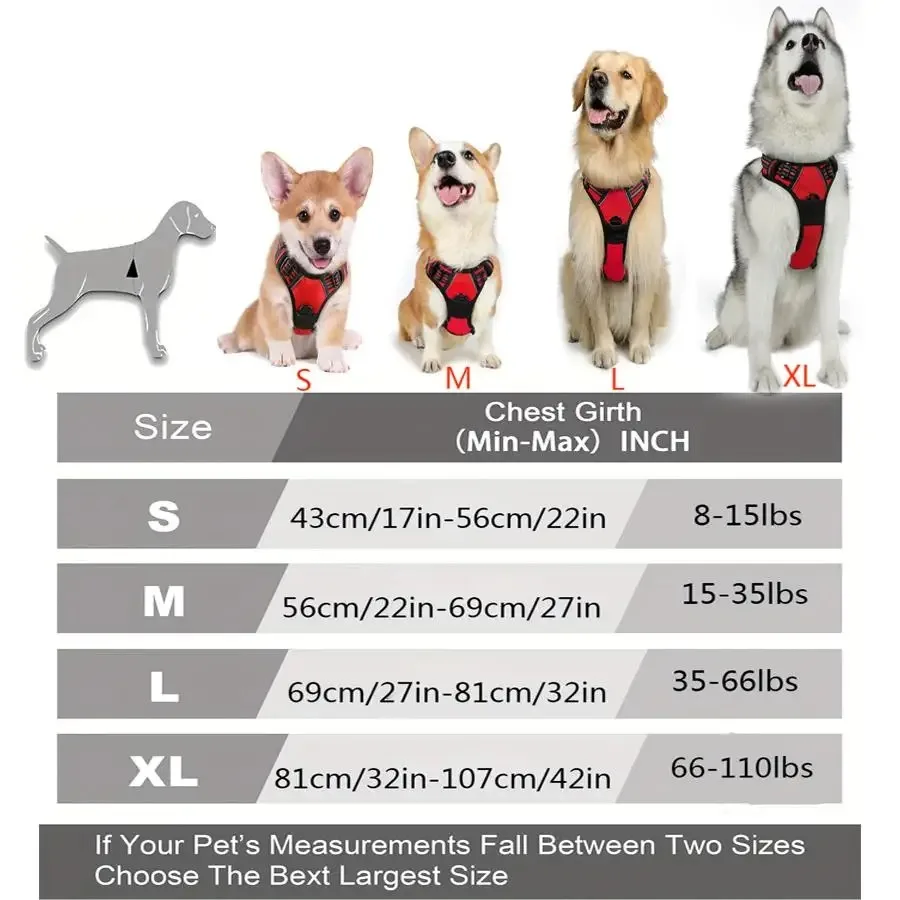 Heavy Duty Tactical Dog Harness with Handle - Image 4
