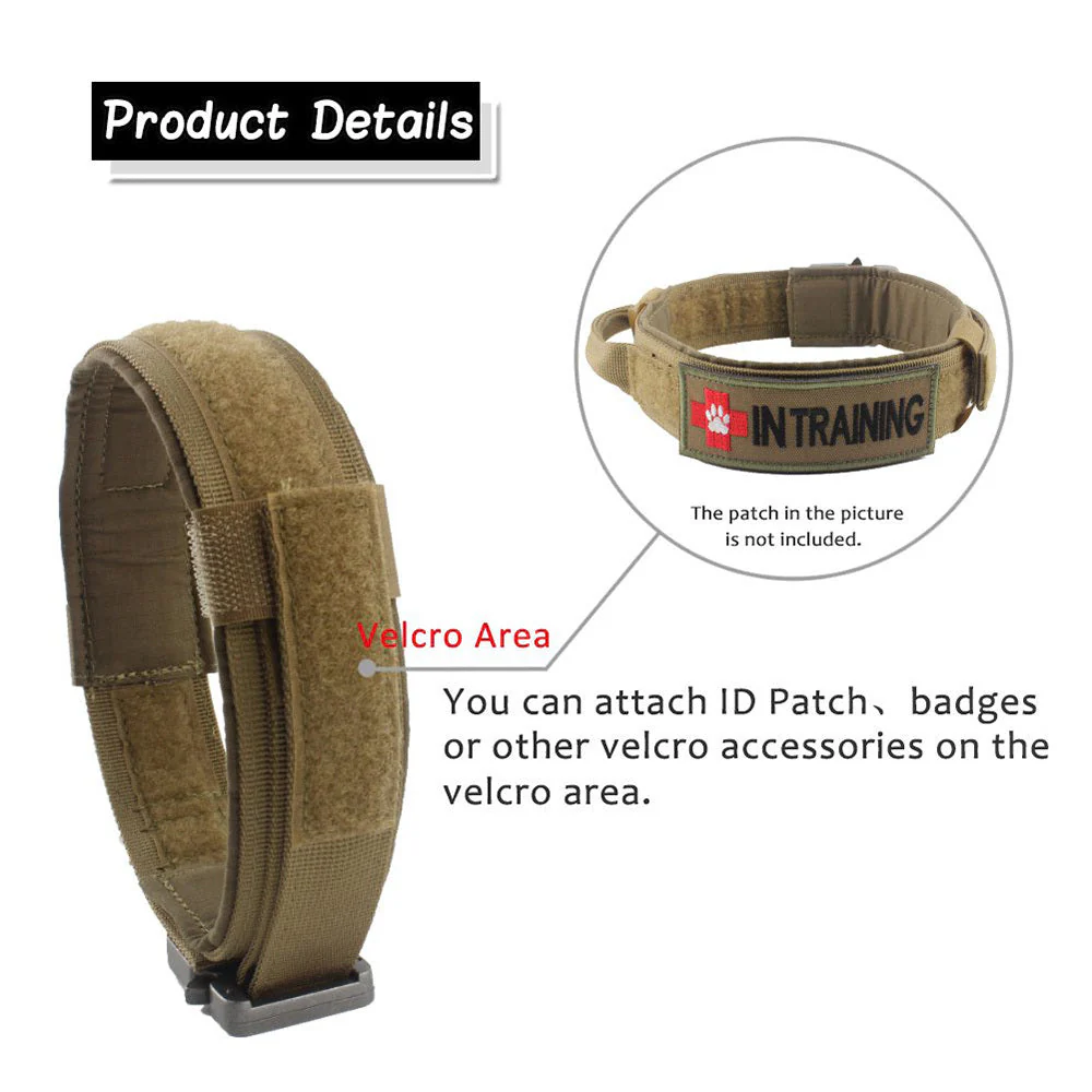 Heavy Duty Tactical Military Dog Collar - Image 5