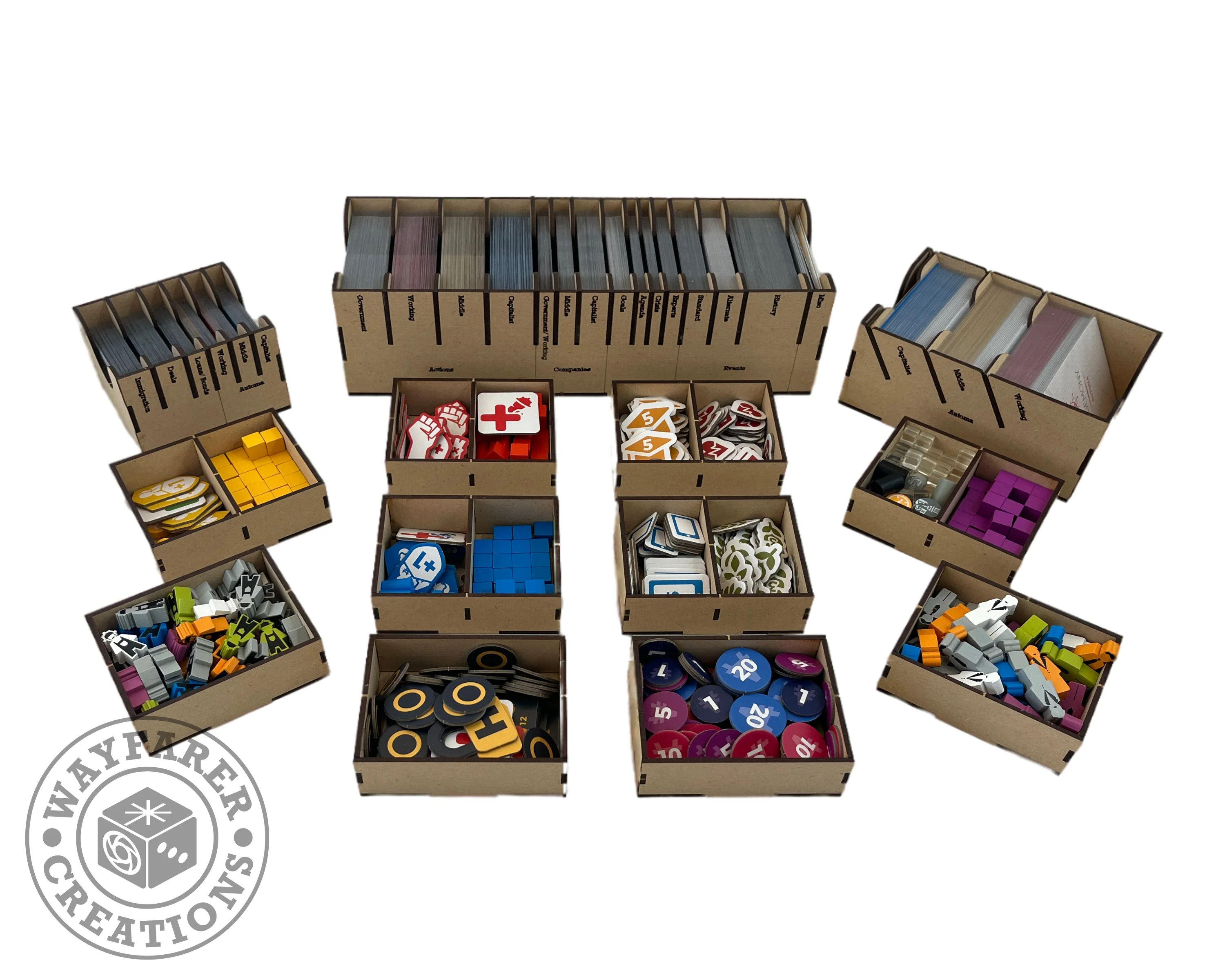 Hegemony Board Game Organizer Insert - Image 2