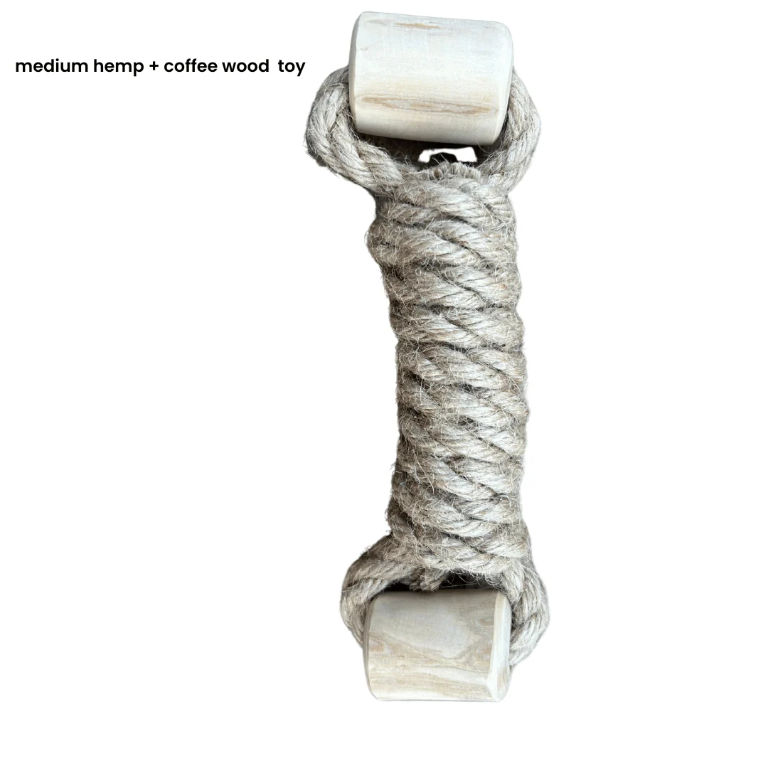 hemp rope + coffee wood toy - Image 10