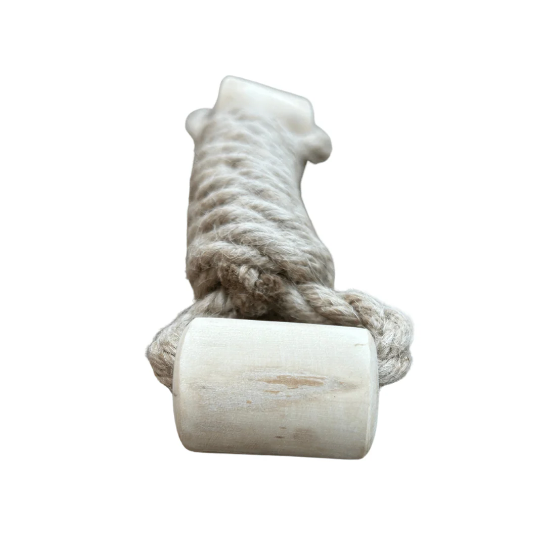 hemp rope + coffee wood toy - Image 8