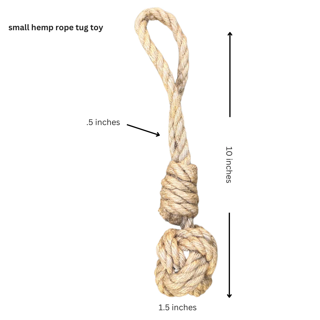 hemp rope dog tug toy - Image 10