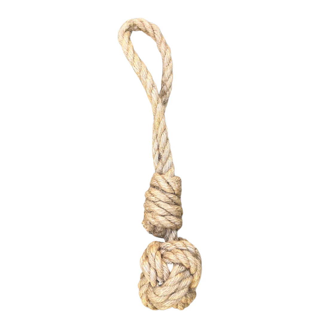 hemp rope dog tug toy - Image 2