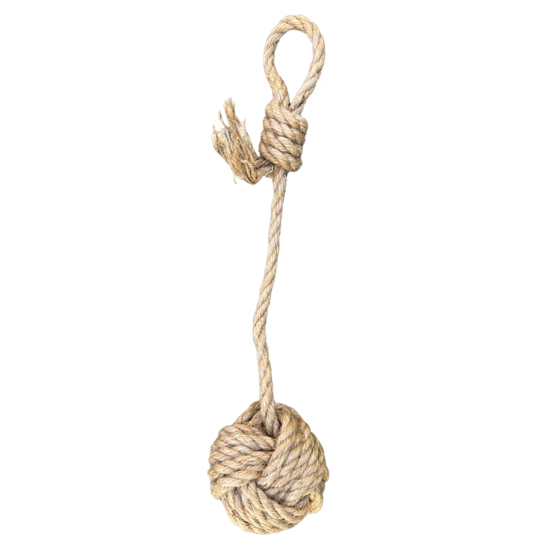 hemp rope dog tug toy - Image 4