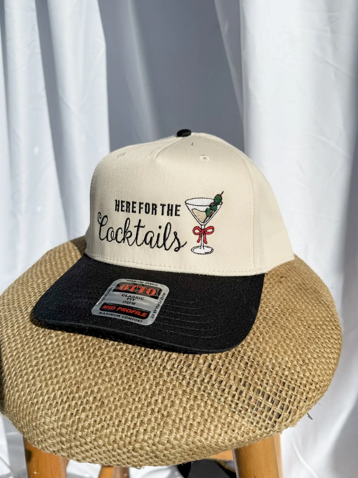 Here For The Cocktails -  Trucker Hat - Image 2
