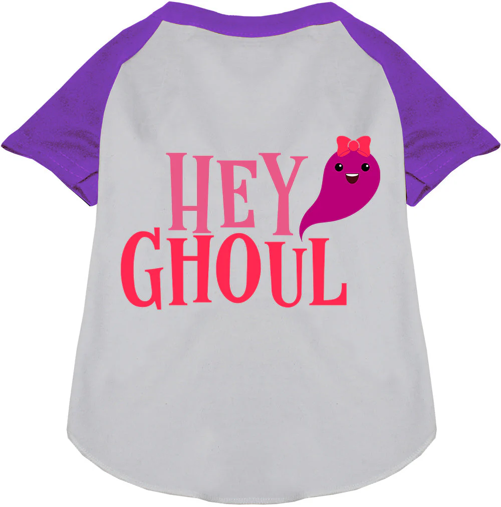 Hey Ghoul Pet Raglan Shirt - Image 6