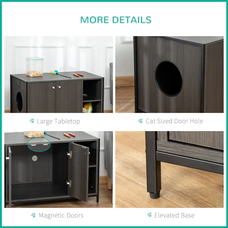 Hidden Cat Litter Box Enclosure - Image 14