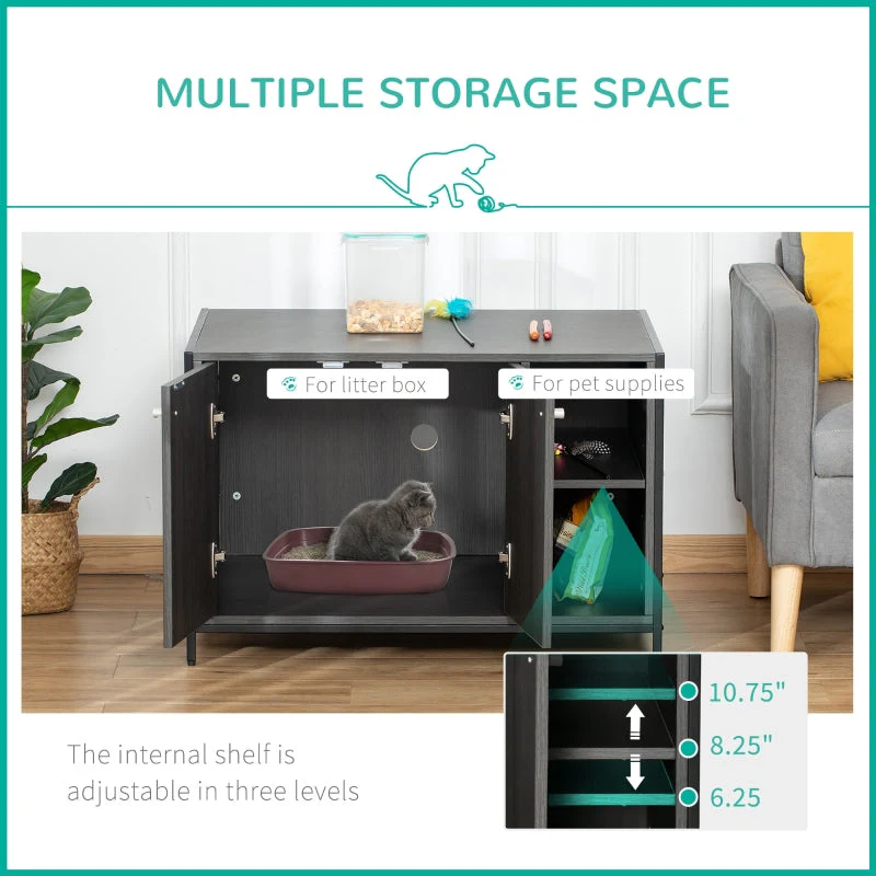 Hidden Cat Litter Box Enclosure - Image 15