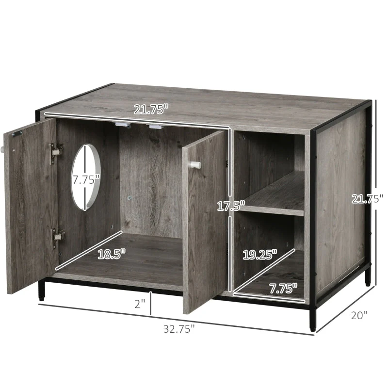 Hidden Cat Litter Box Enclosure - Image 21
