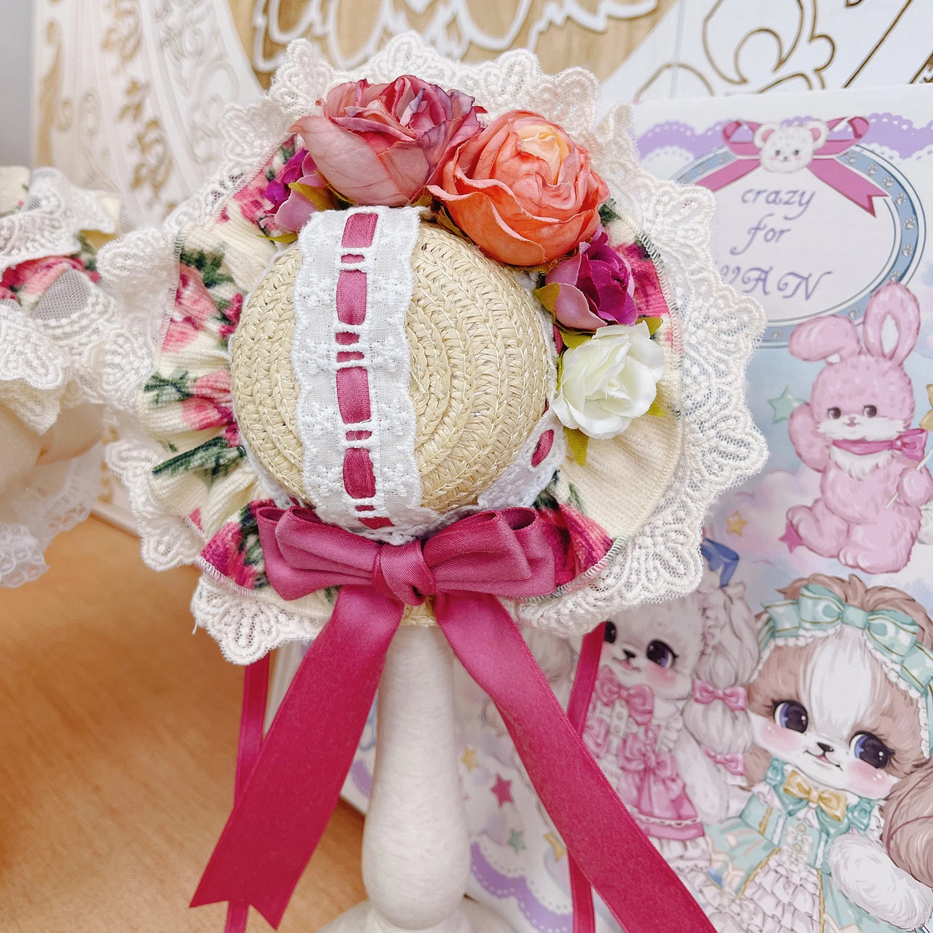 High quality Rosé Blossom Couture Dog Dress & Hat Set - Image 6