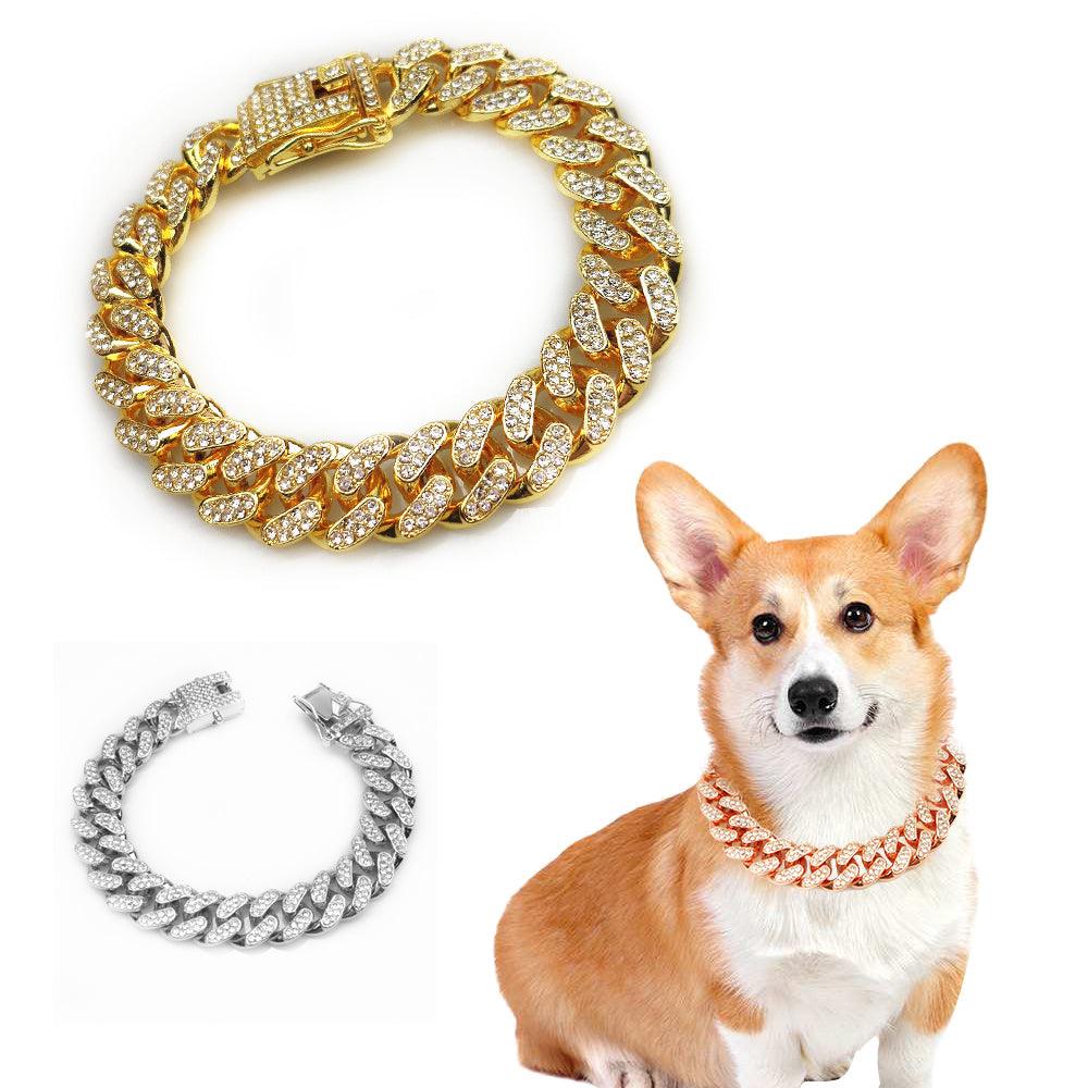 Hip Hop Cuban Pet Chain Collar - Image 2