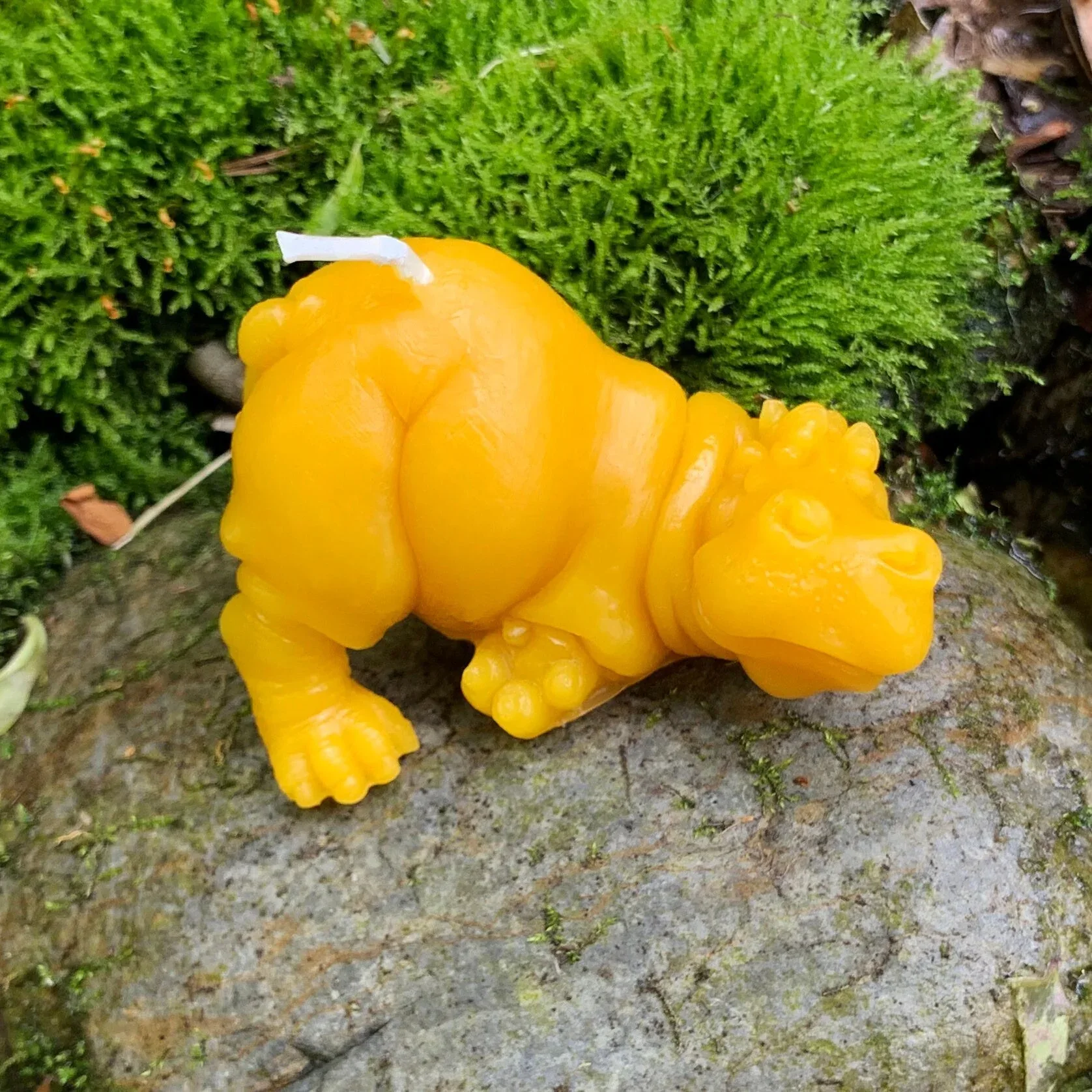 Hippopotamus Beeswax Candle - Image 2