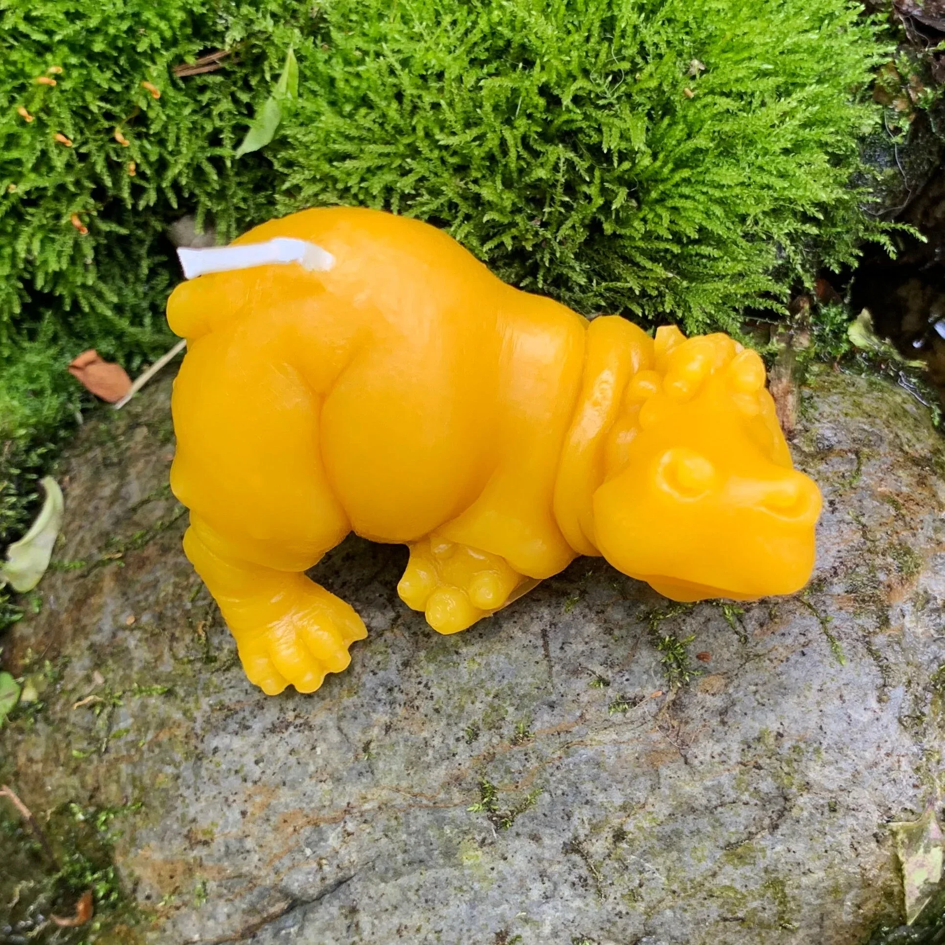 Hippopotamus Beeswax Candle - Image 3