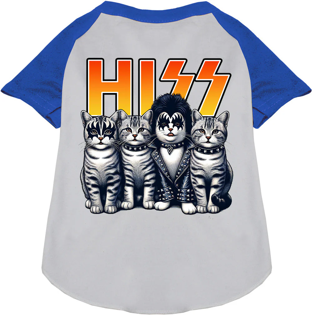 Hiss Kitties Pet Raglan Shirt - Image 3