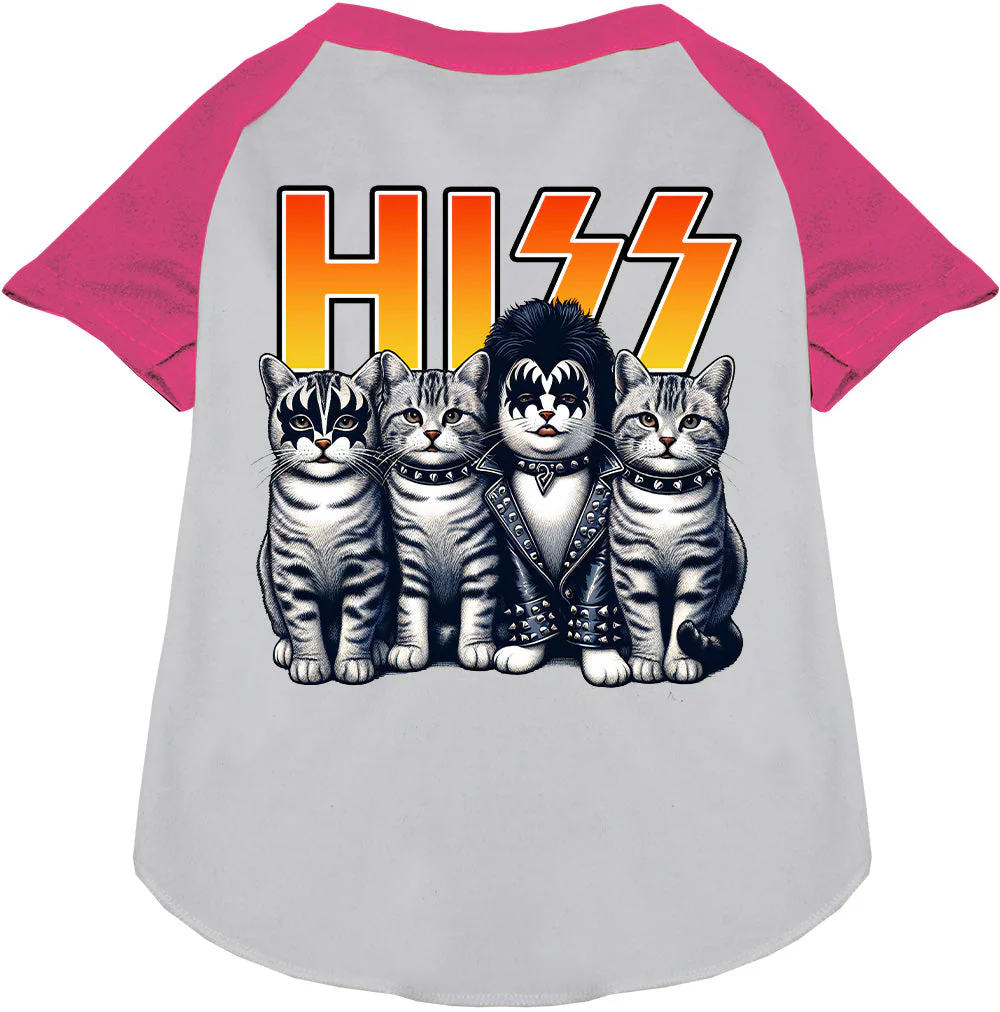 Hiss Kitties Pet Raglan Shirt - Image 4