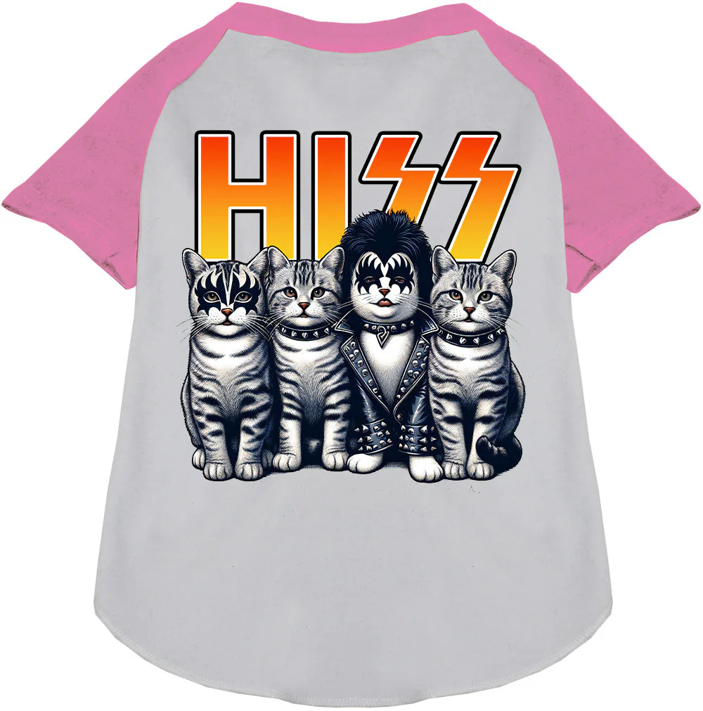 Hiss Kitties Pet Raglan Shirt - Image 5