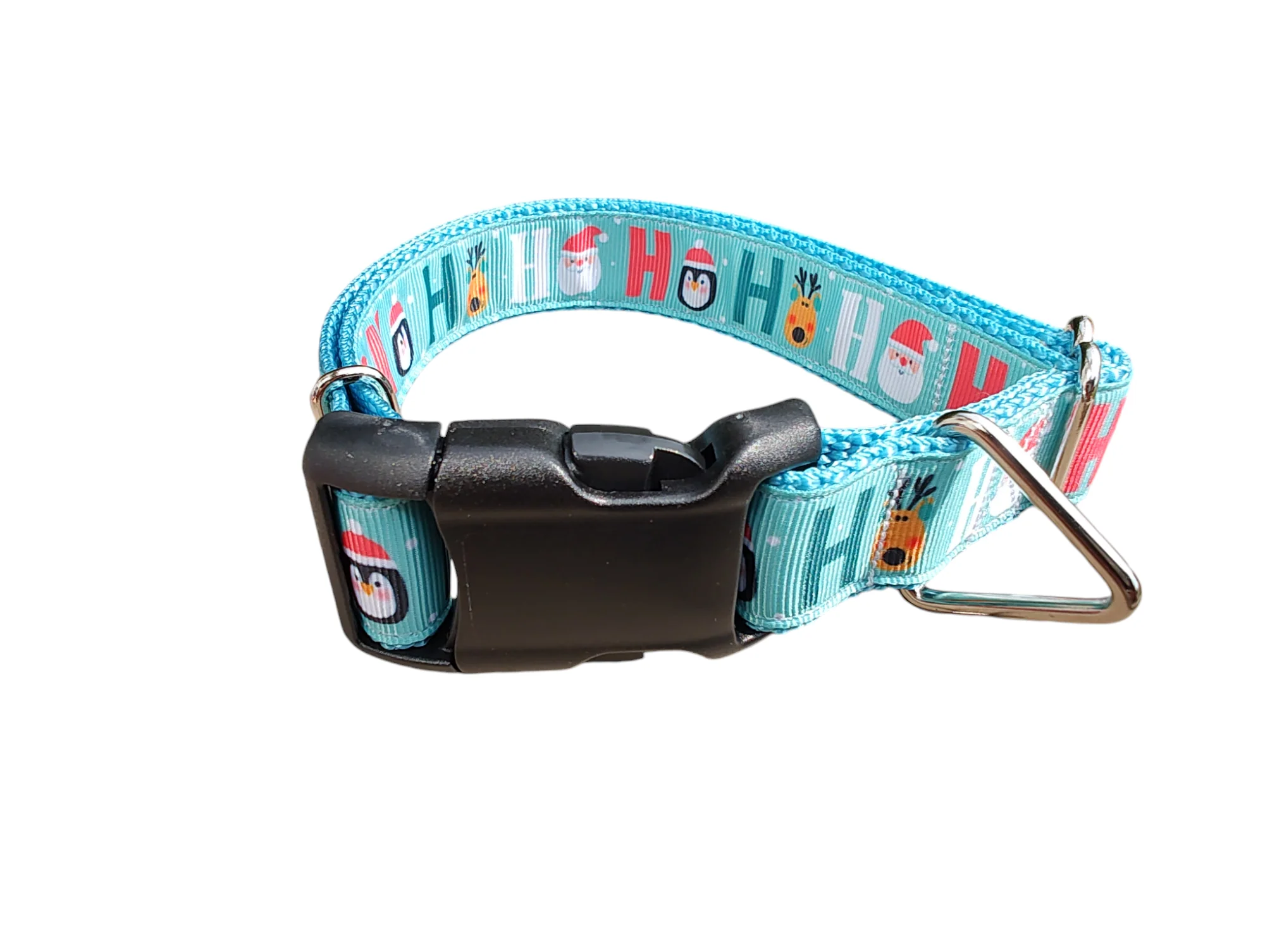 HO HO HO! Christmas Nylon Dog Collar - Image 2