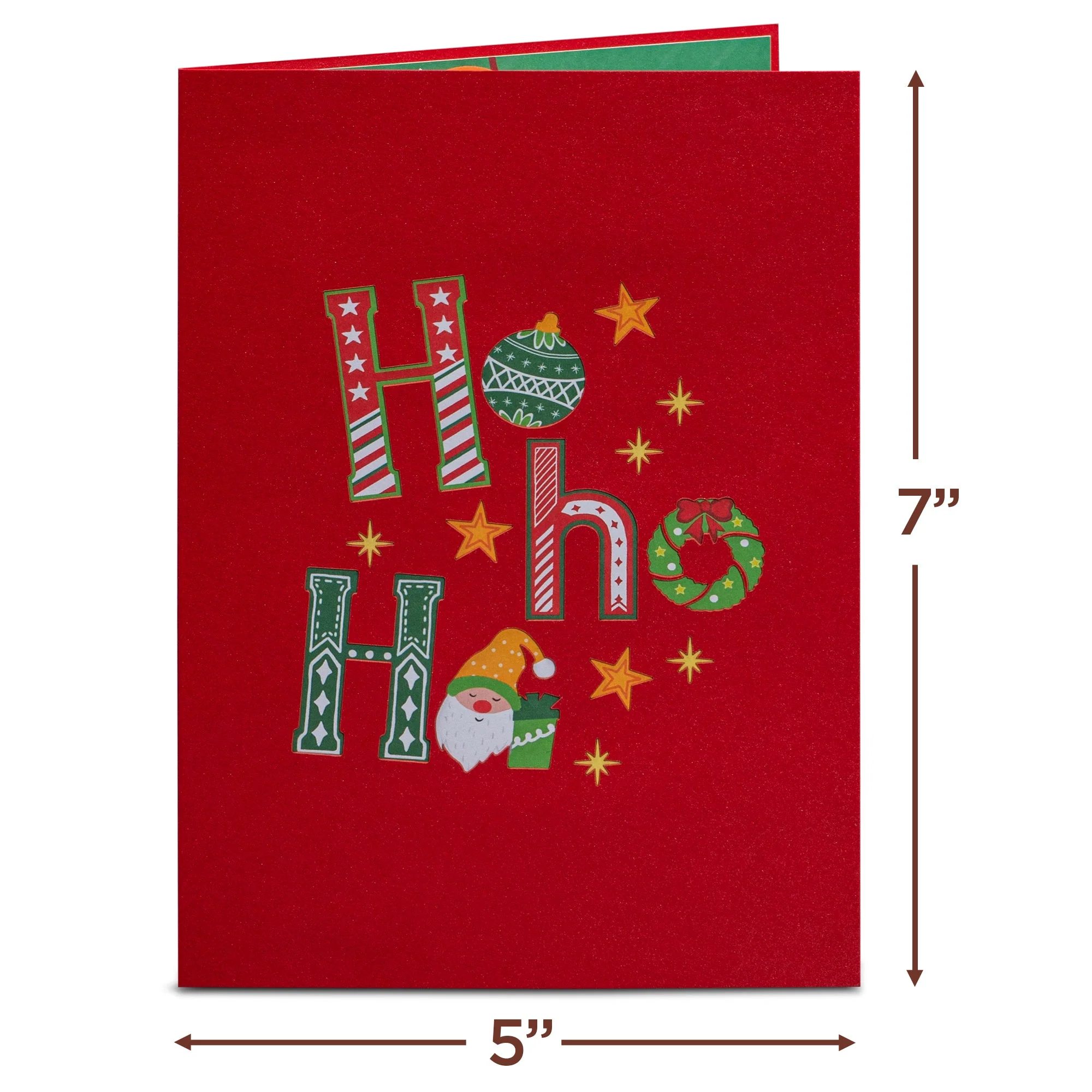 Ho Ho Ho Christmas Popup Card - Image 2