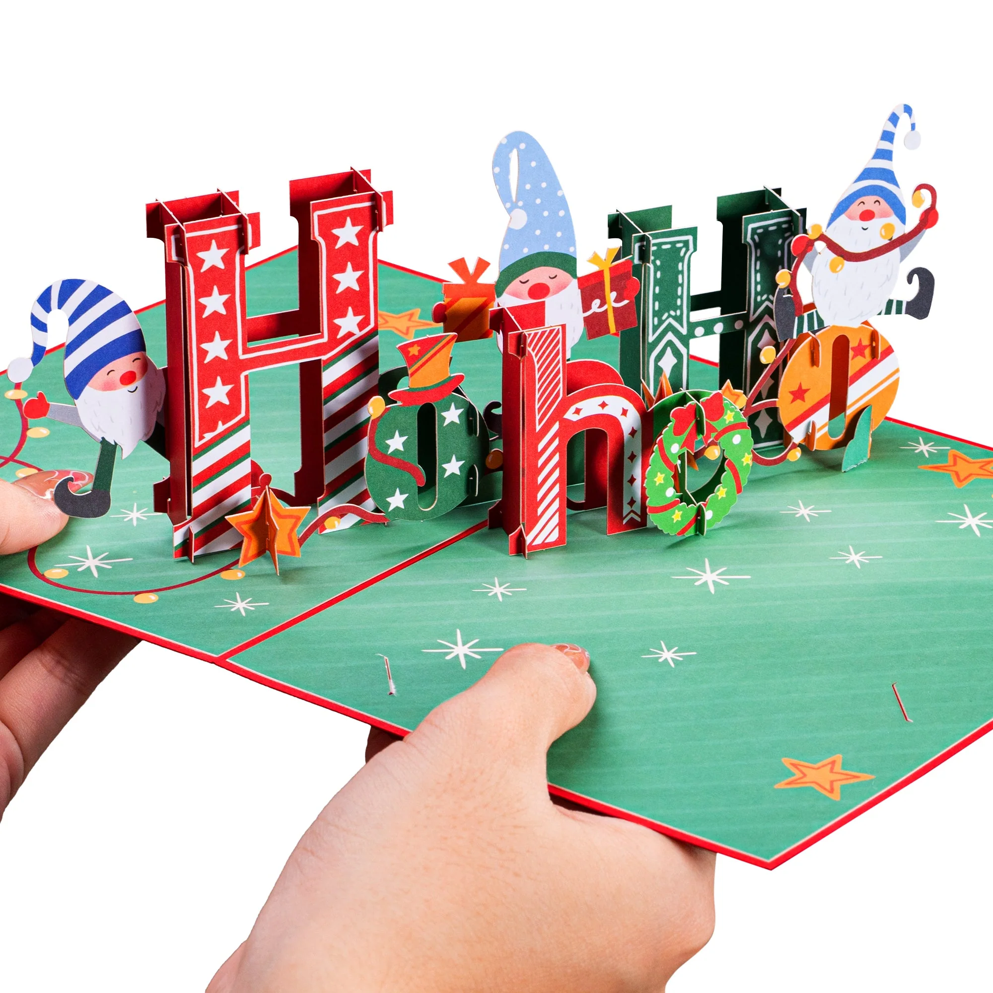 Ho Ho Ho Christmas Popup Card - Image 3