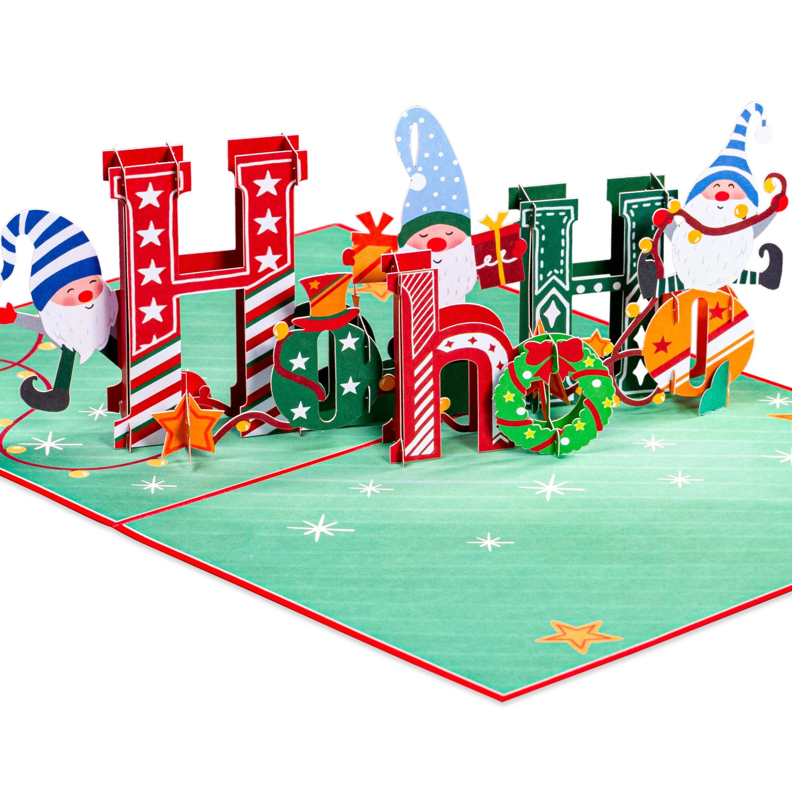 Ho Ho Ho Christmas Popup Card - Image 5