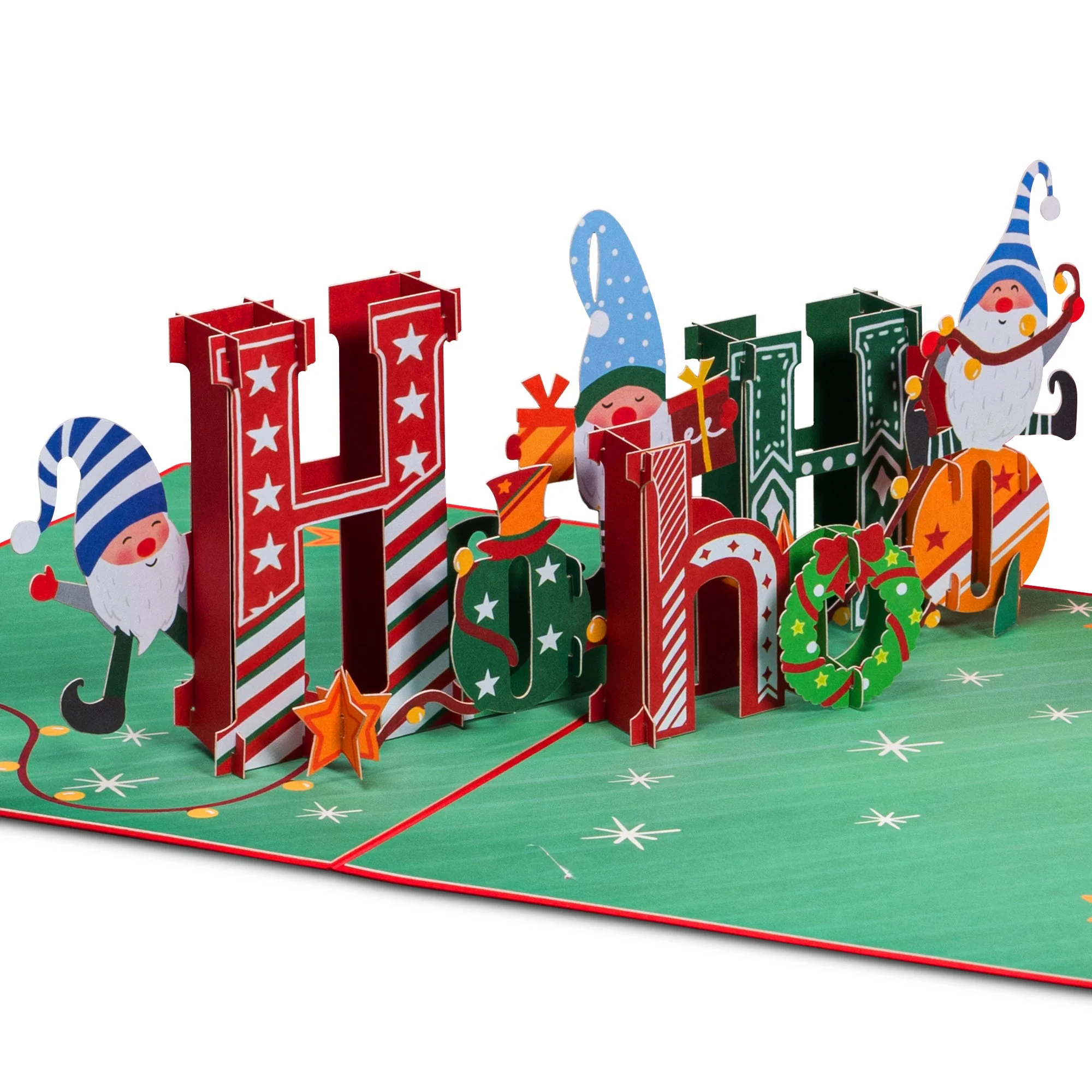 Ho Ho Ho Christmas Popup Card - Image 6