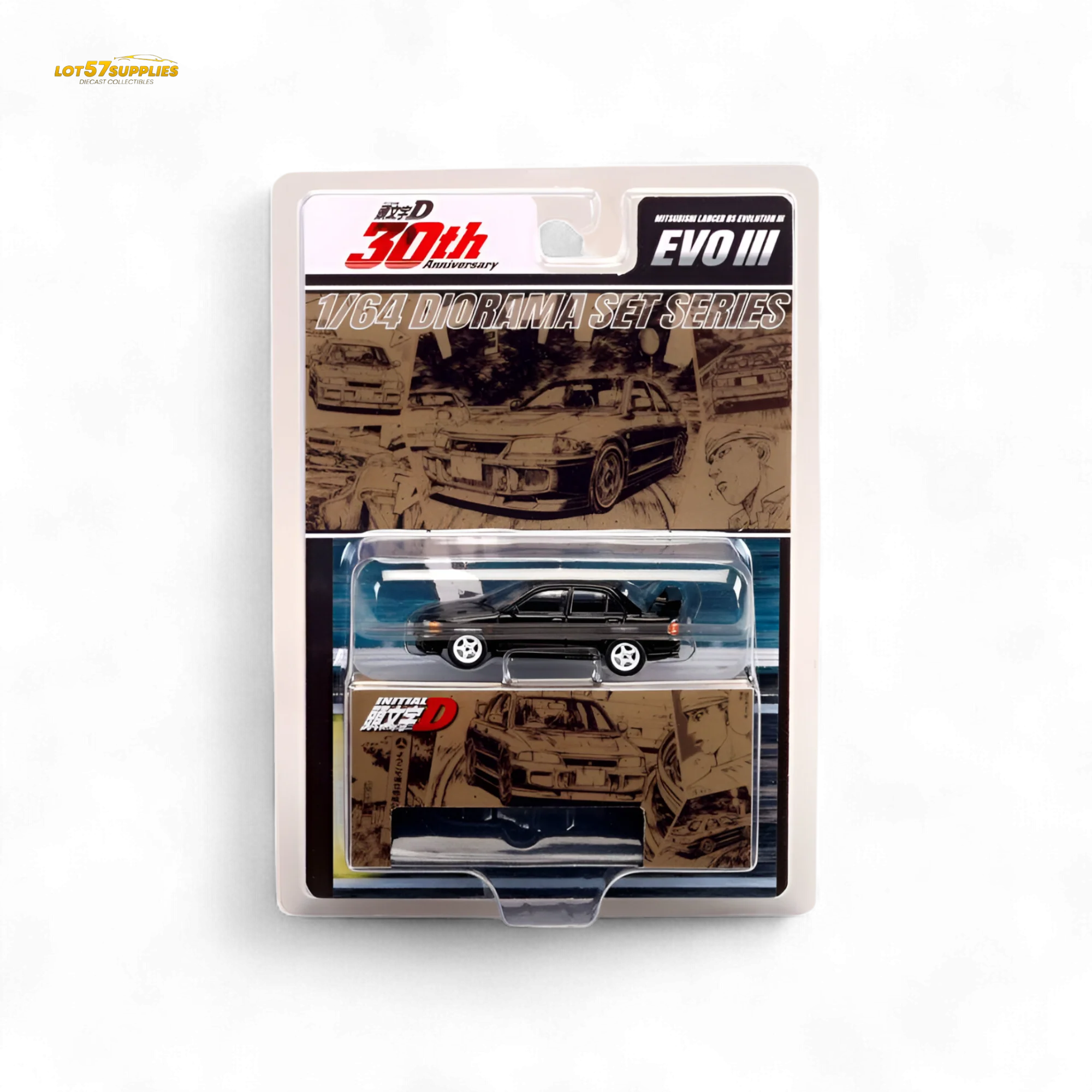 Hobby Japan Mitsubishi Lancer Evo III Black 1:64 - Image 6