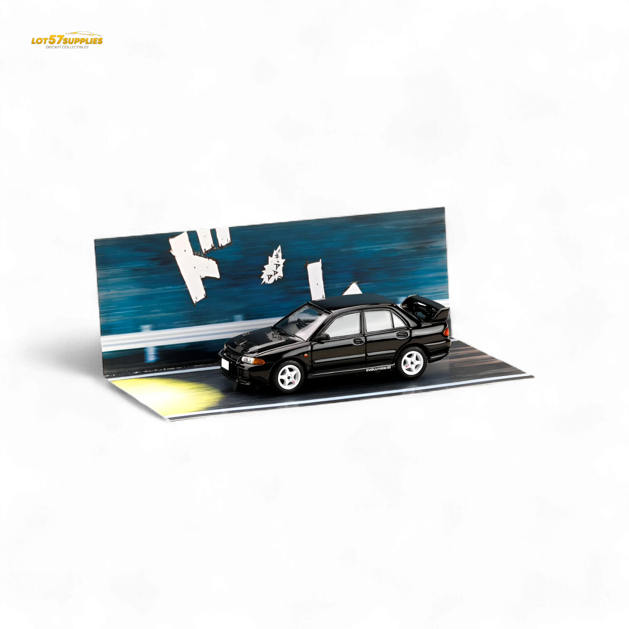 Hobby Japan Mitsubishi Lancer Evo III Black 1:64 - Image 8