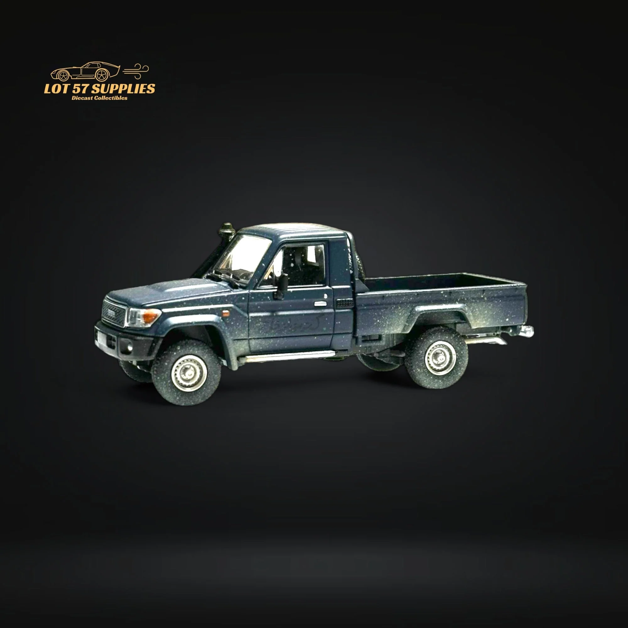 HobbyFans Toyota Land Cruiser 70 Series Blue Dirt Version 1:64 - Image 2
