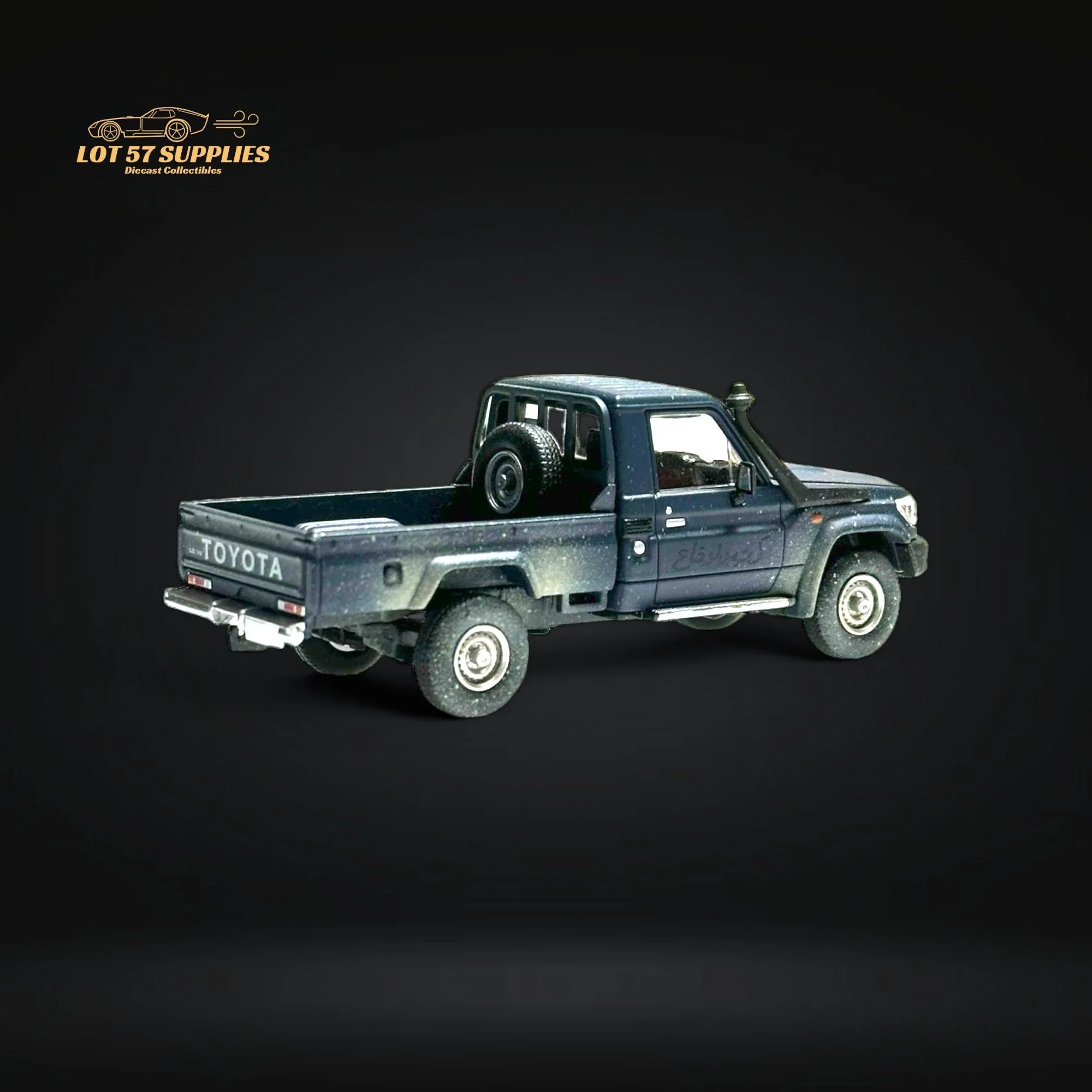 HobbyFans Toyota Land Cruiser 70 Series Blue Dirt Version 1:64 - Image 3