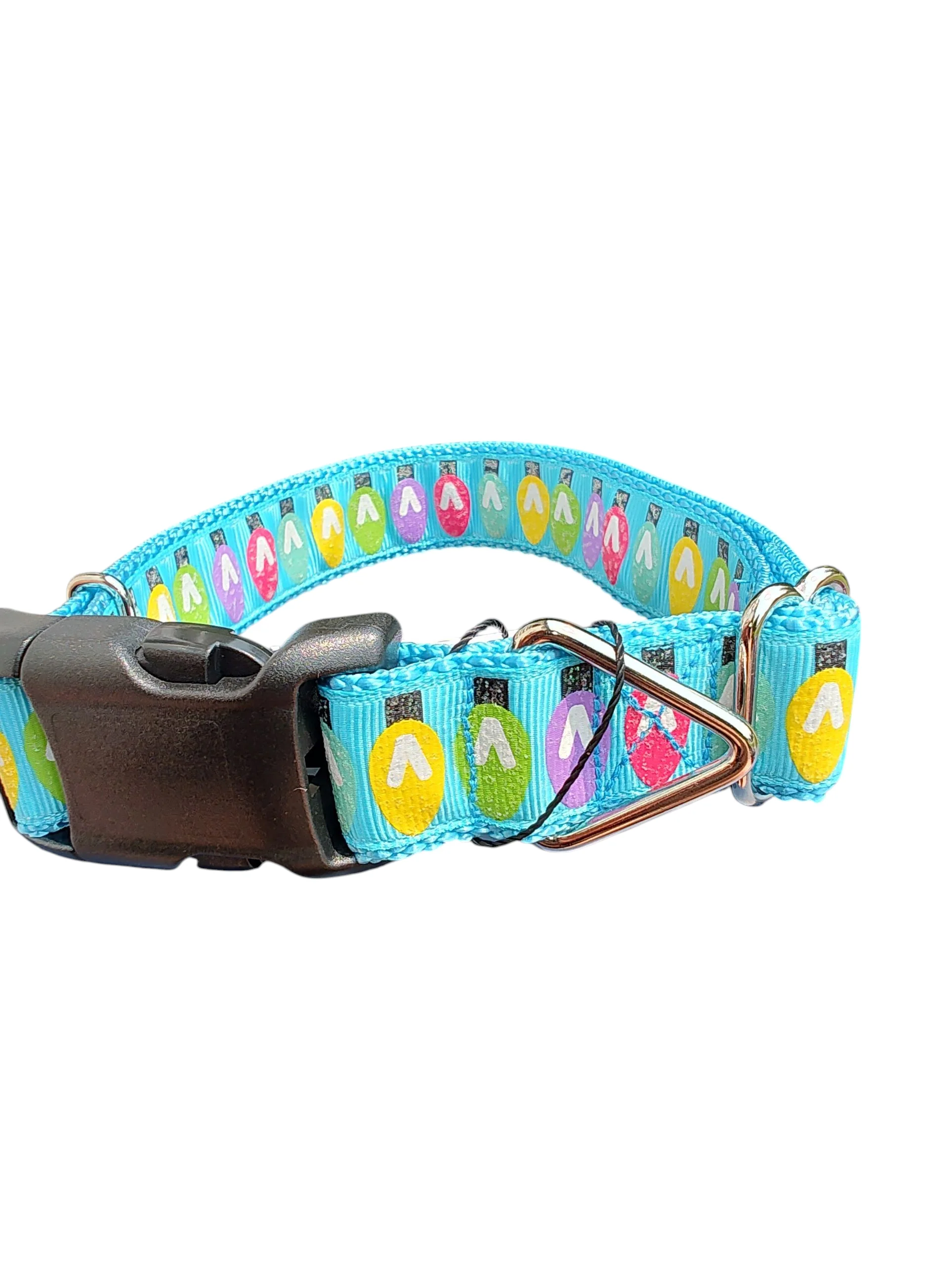 Holiday Lights Nylon Dog Collar - Image 2