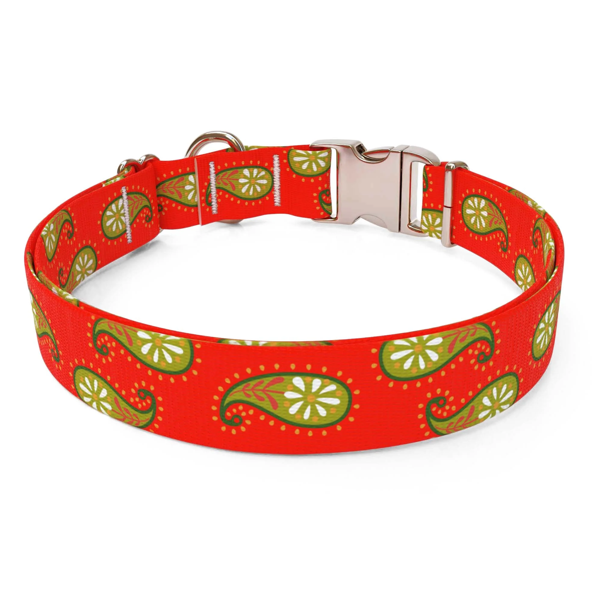 Holiday Paisley Dog Collar - Image 2