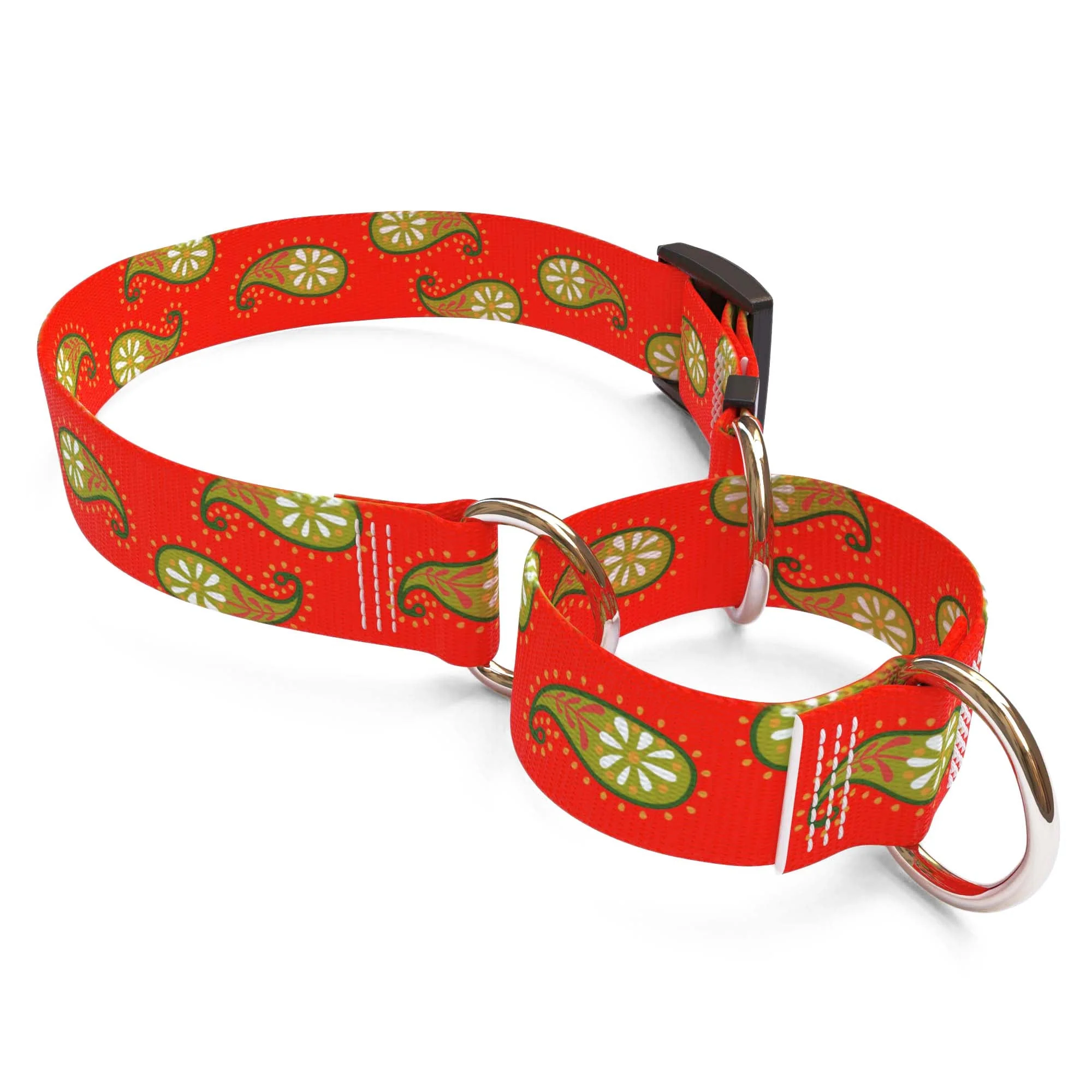 Holiday Paisley Dog Collar - Image 3