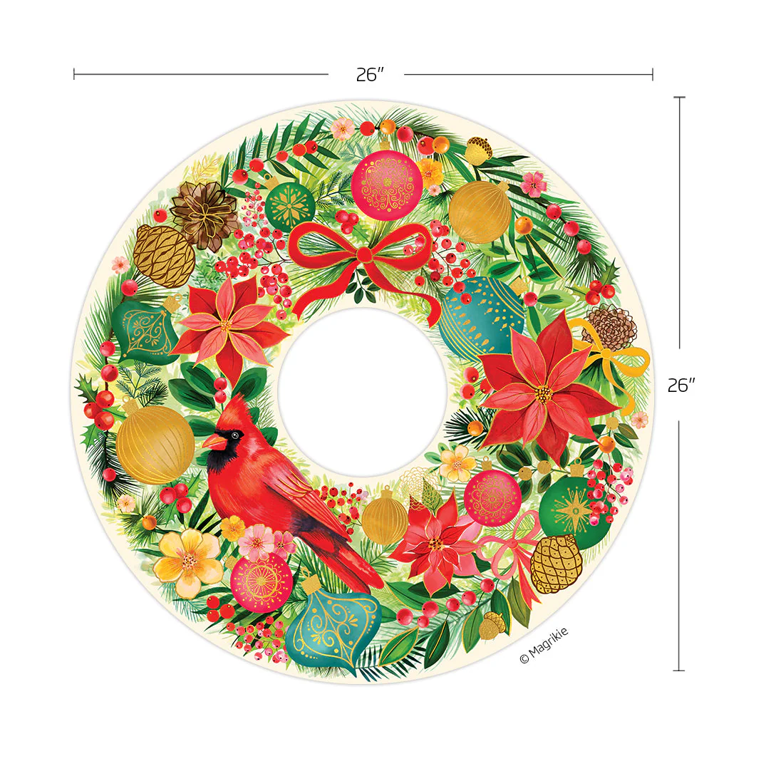 Holiday Wreath 1000 Piece Puzzle - Image 7