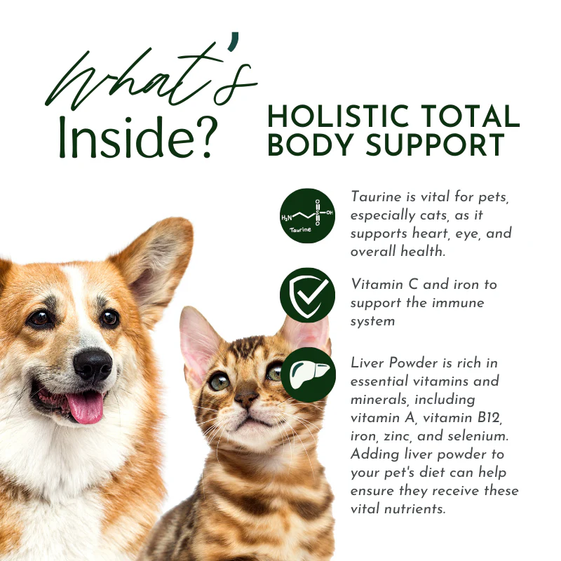 Holistic Total Body Support – Multivitamin & Glandular Support for Dogs and Cats - Image 12