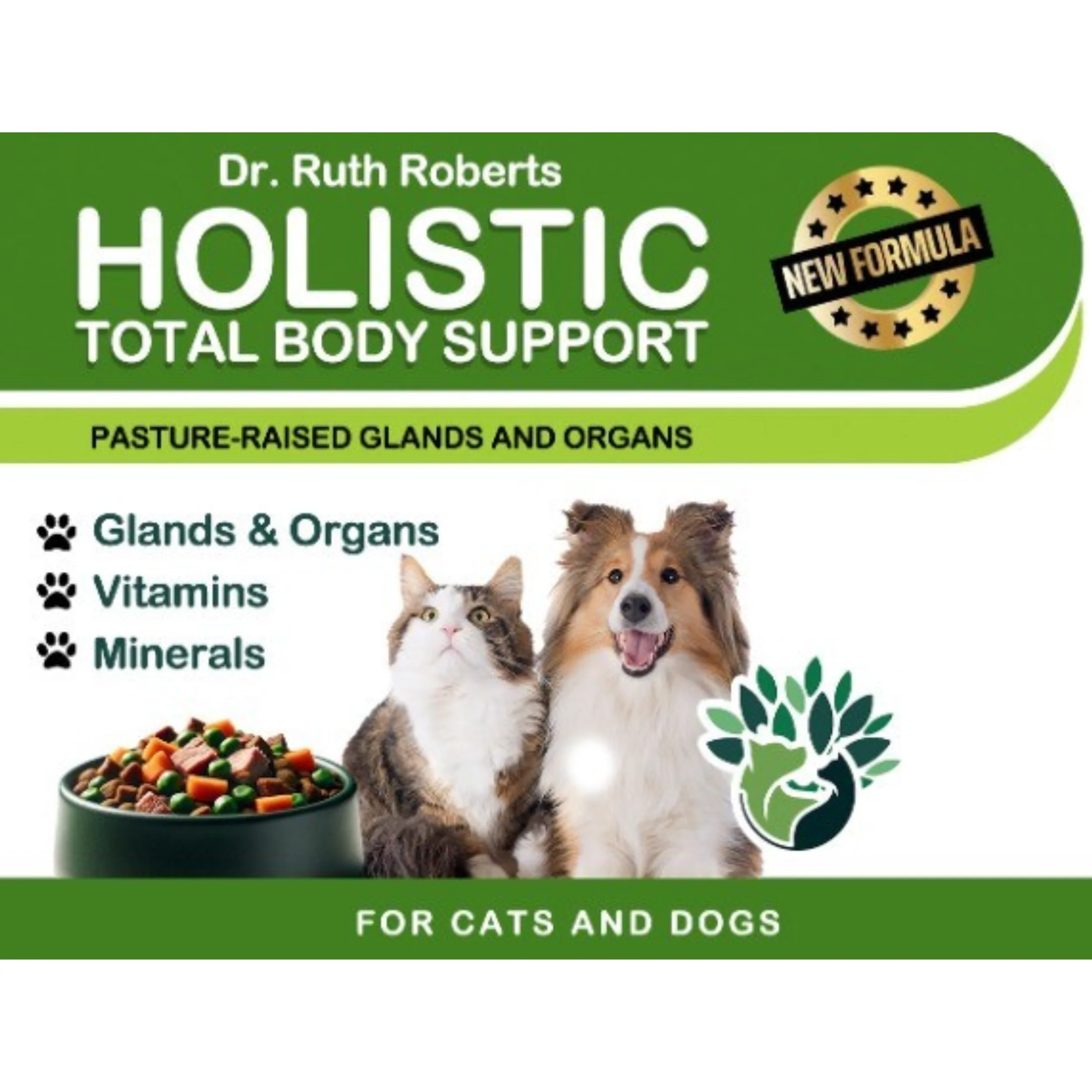 Holistic Total Body Support – Multivitamin & Glandular Support for Dogs and Cats - Image 2