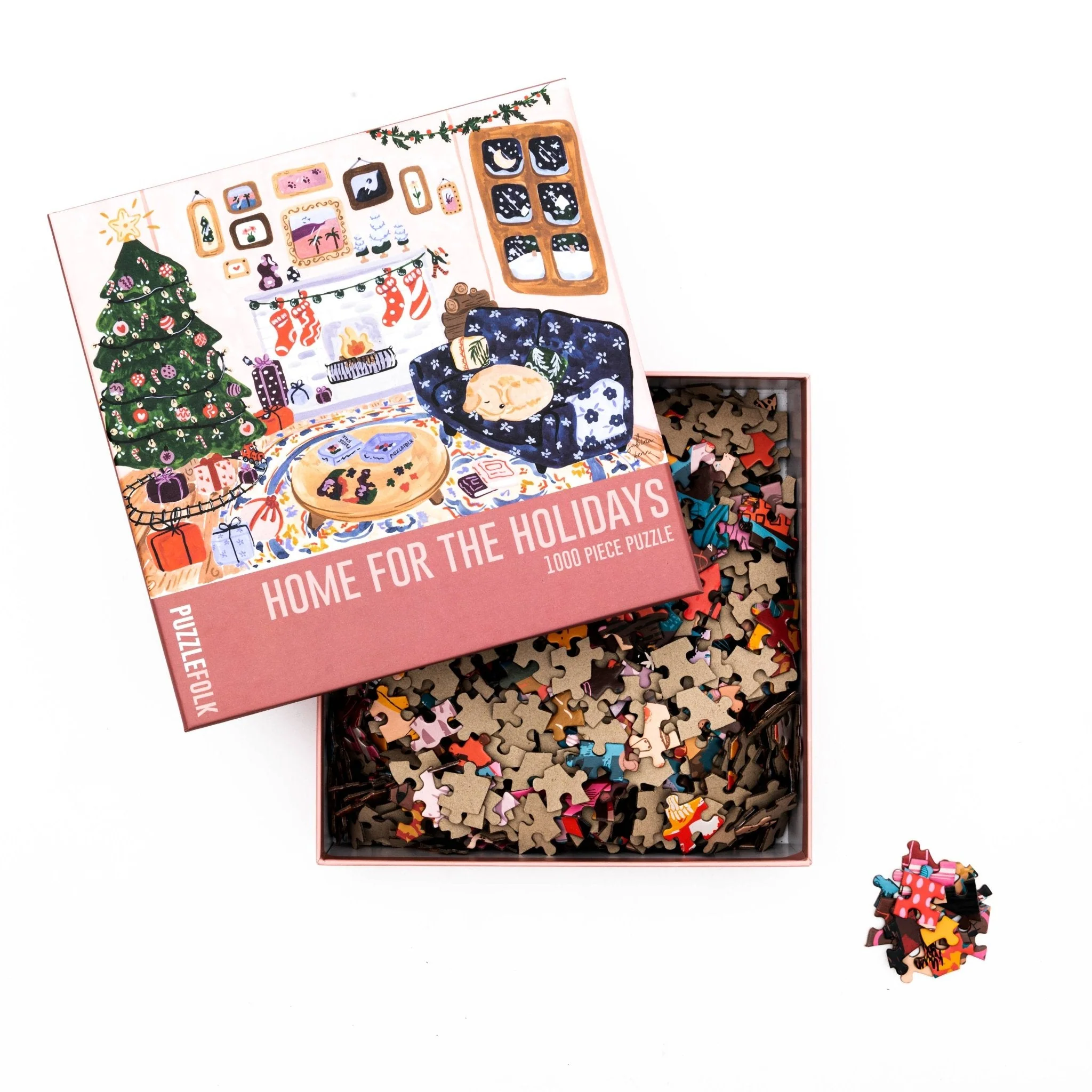 Home for the Holidays 1000 Piece Jigsaw Puzzle by Puzzlefolk - Image 2