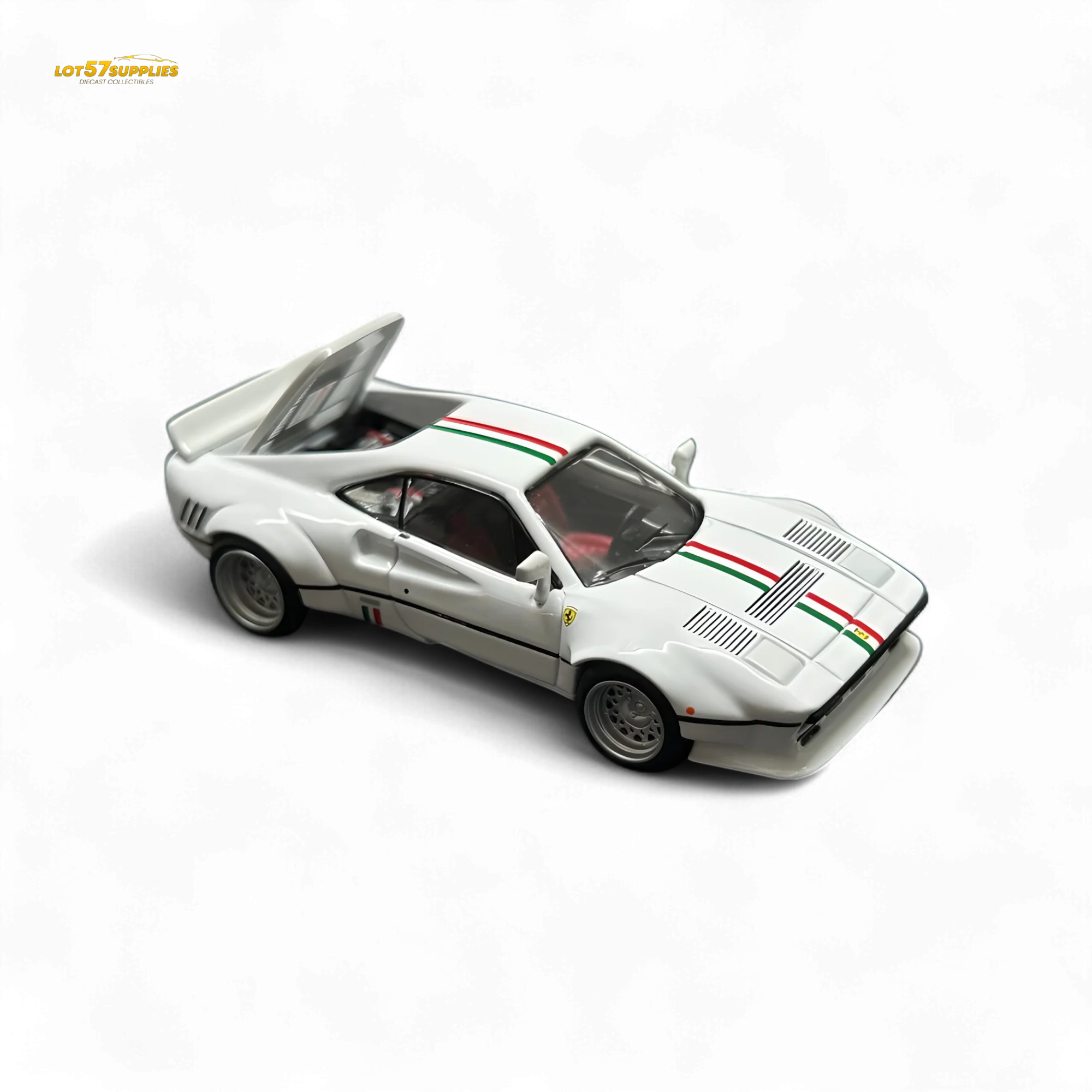 Hone Model 64 288GTO Wide-Body Latte Art White 1:64 - Image 4