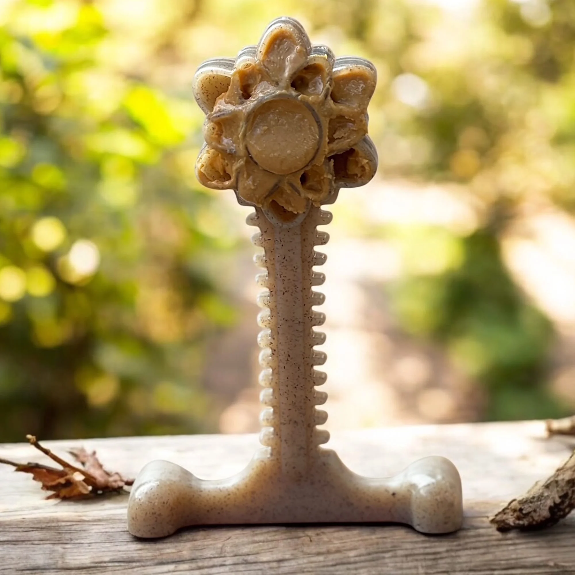 Honey Bone Dental Flower Tower - Indestructible Nylon Dog Chew Toy XL | USA - Image 6