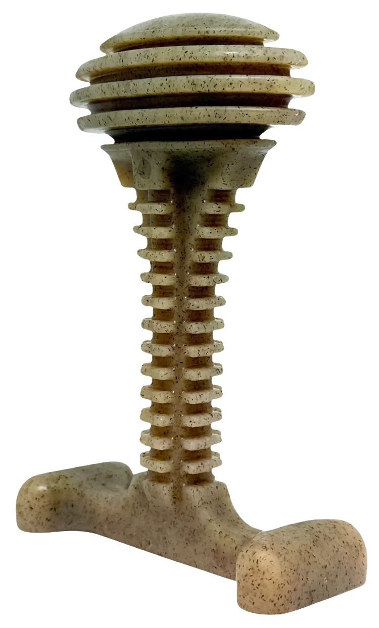 Honey Bone Dental Tower - Indestructible Nylon Dog Chew Toy XL | USA Made - Image 2