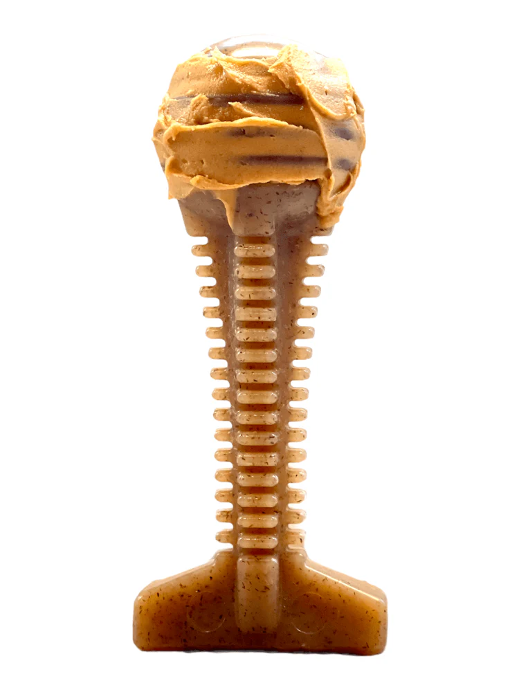 Honey Bone Dental Tower Nylon Chew Toy for Aggressive Chewers | USA Made - Image 6
